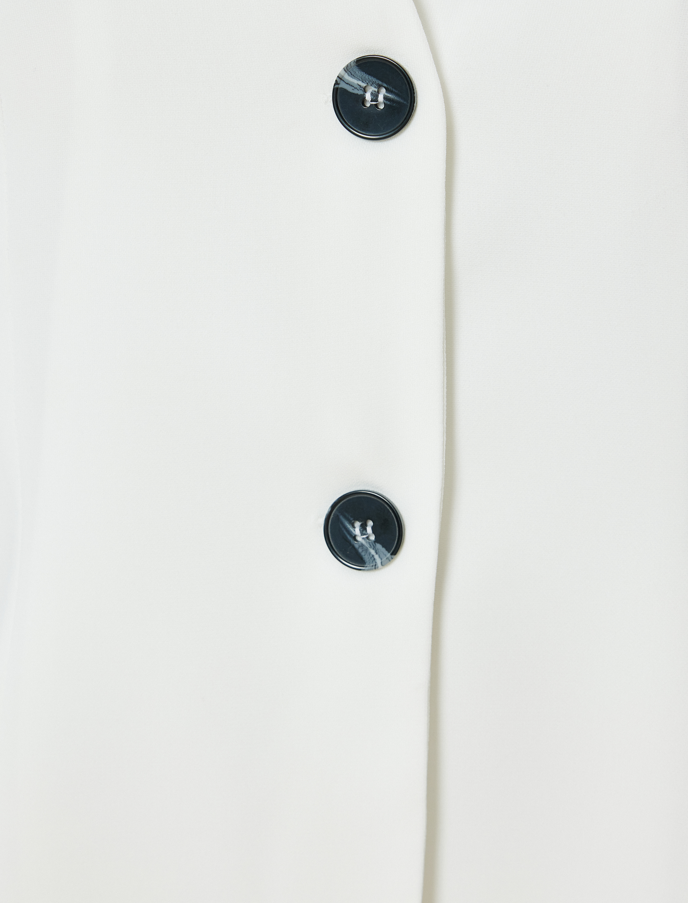   Yelek V Yaka Düğmeli Slim Fit Krep Kumaş