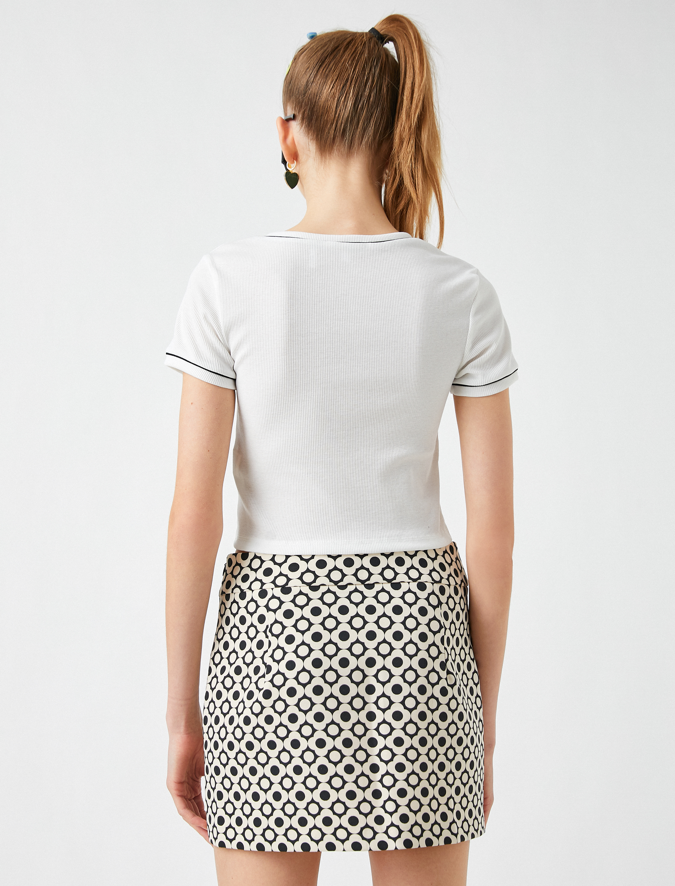   Baskılı Kısa Kollu Tişört