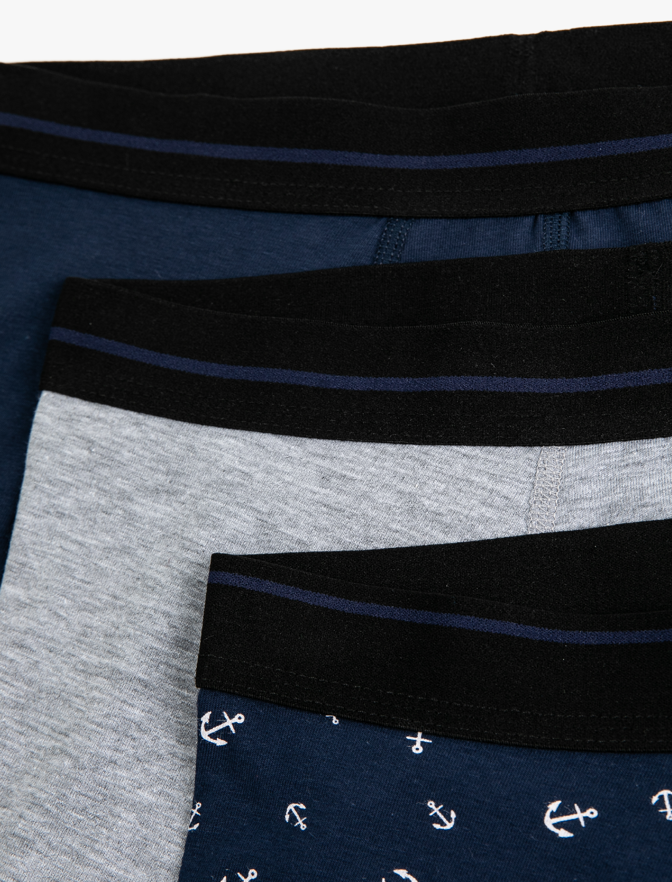   Pamuklu Basic 3'lü Boxer Seti
