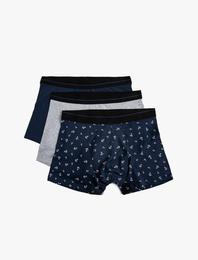 Pamuklu Basic 3'lü Boxer Seti