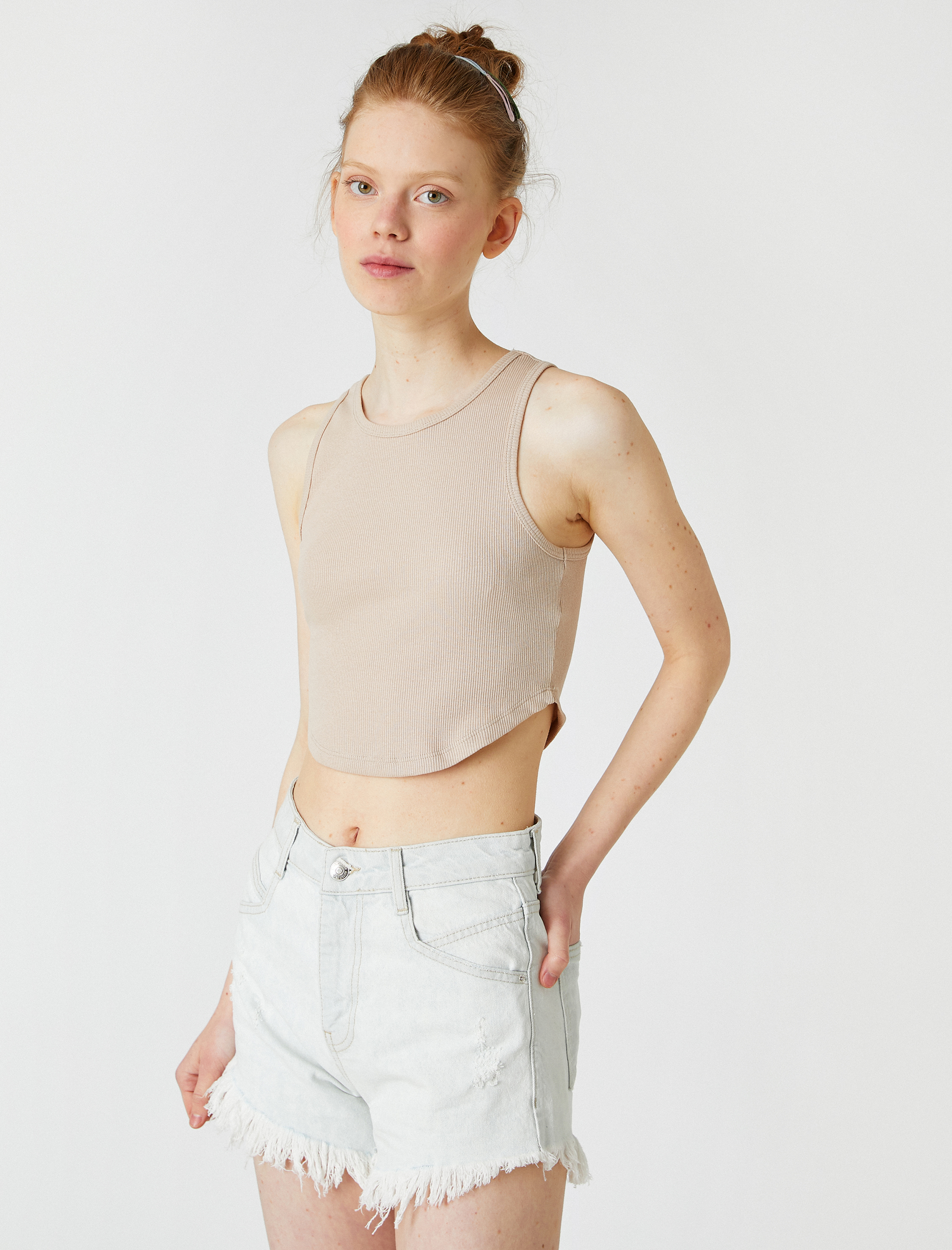   Halter Yaka Crop Atlet