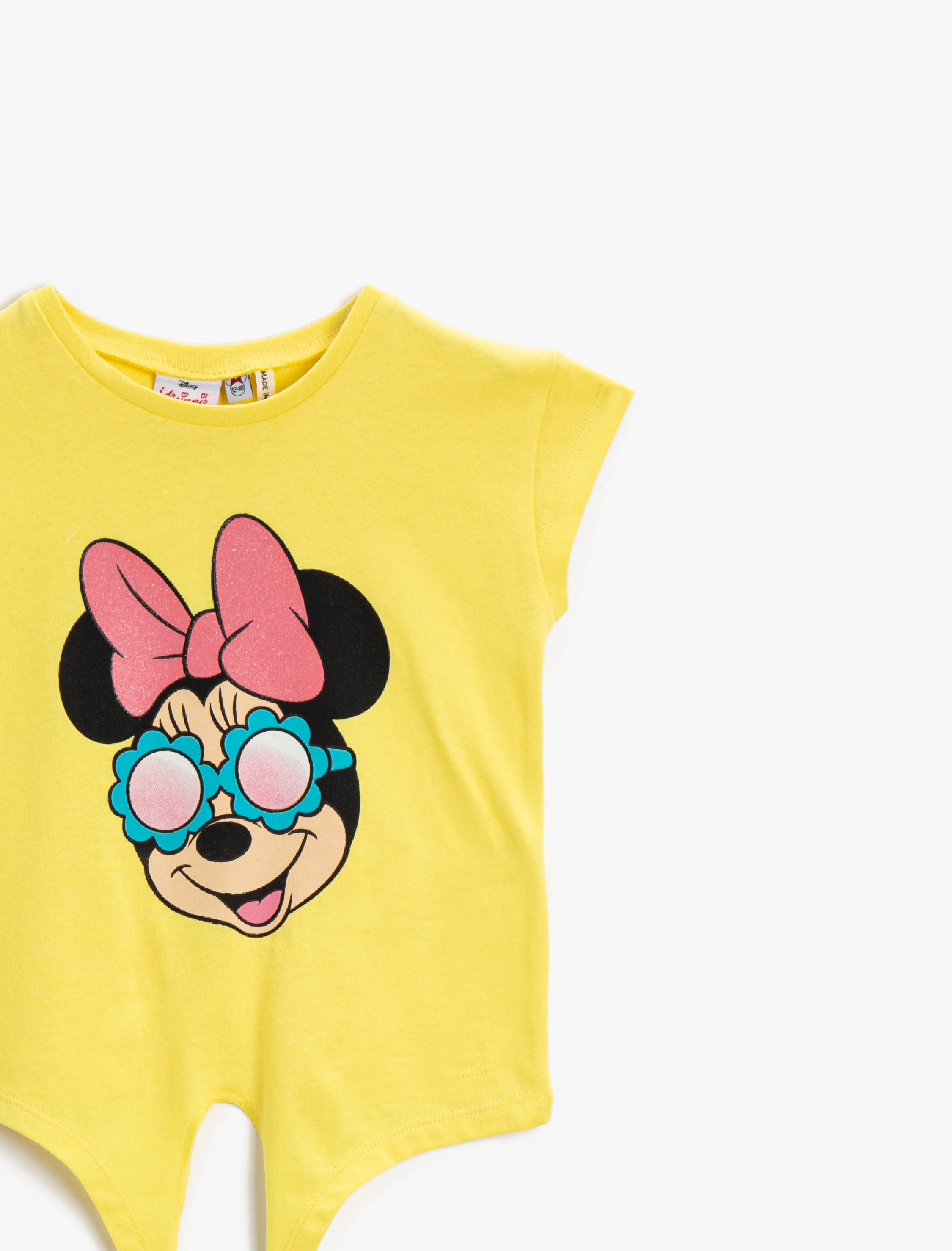  Kız Bebek Mickey Mouse Tişört Lisanslı Pamuklu