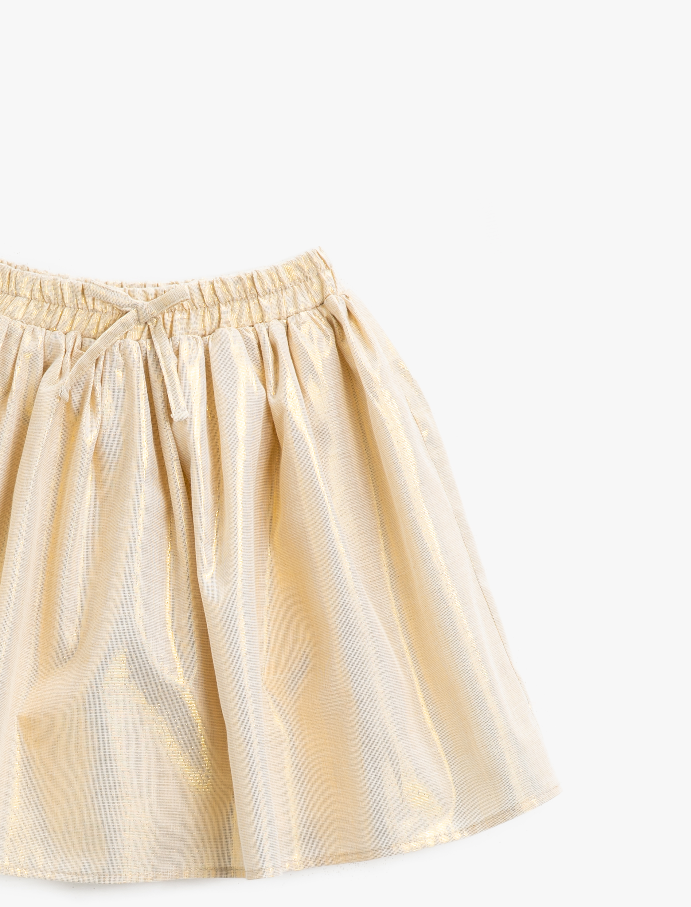  Kız Çocuk Parlak Etek Pamuklu