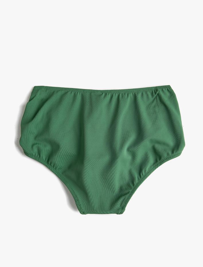  Büzgü Detaylı Bikini Altı