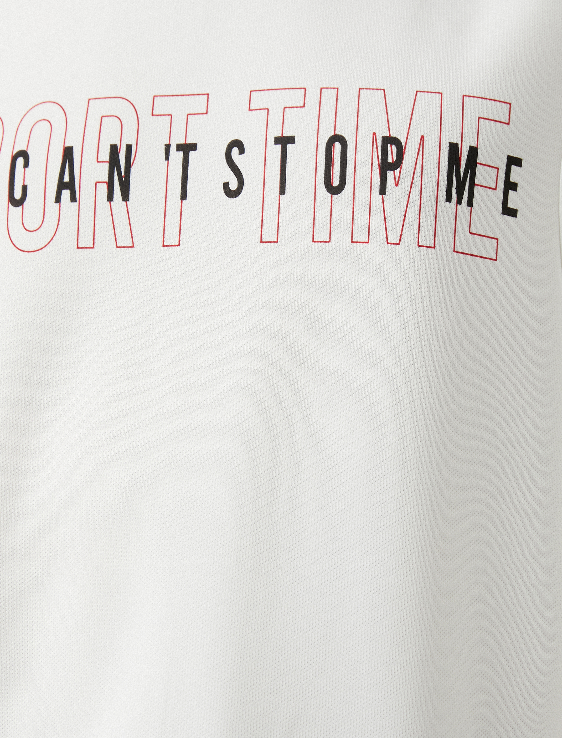   Slogan Baskılı Sporcu Atleti