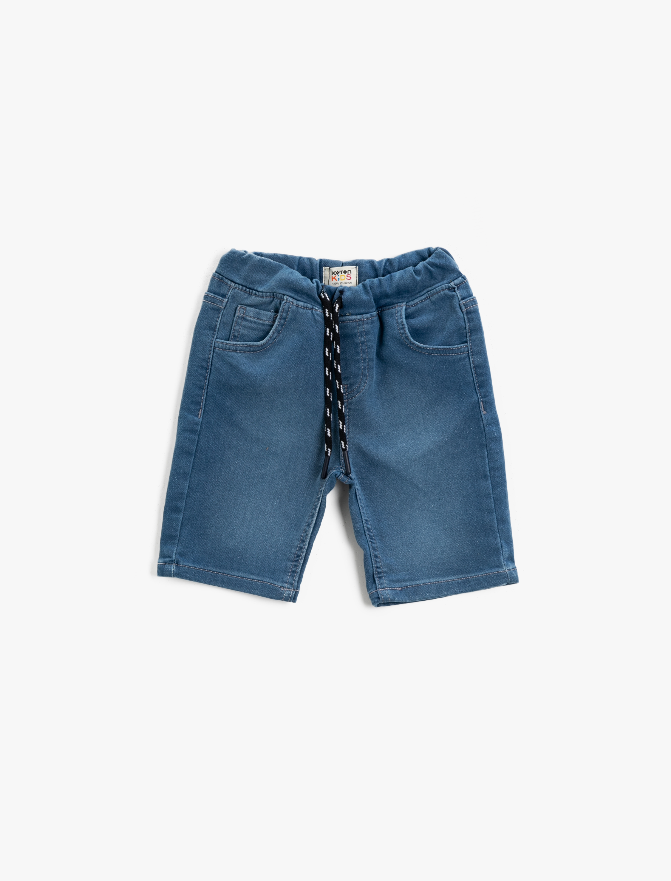  Erkek Çocuk Belden Bağlamalı Şort Pamuklu