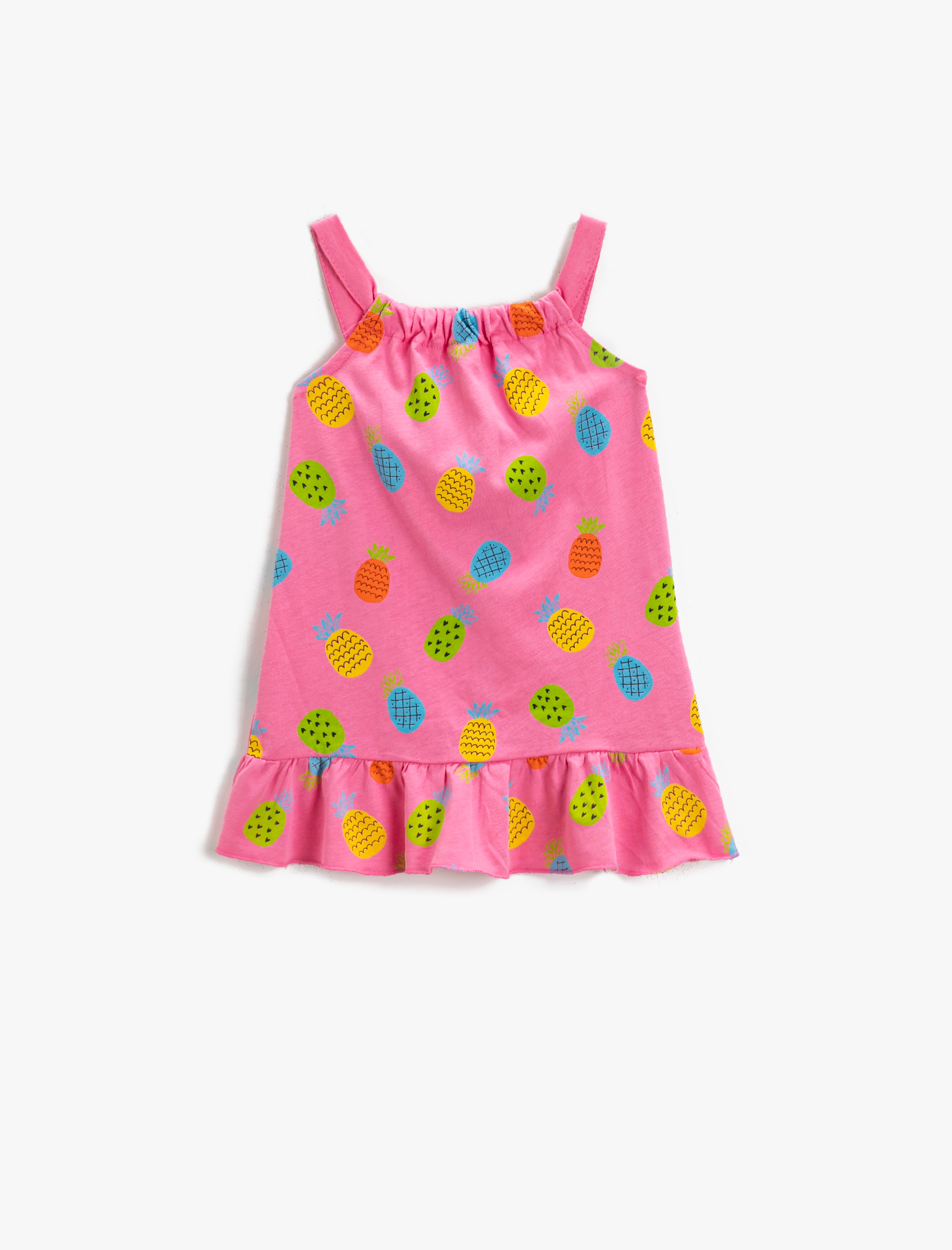 Koton Baby Mädchen Ananas Shorts - Baumwoll-Waffelpikee Mit Elastischem Bund