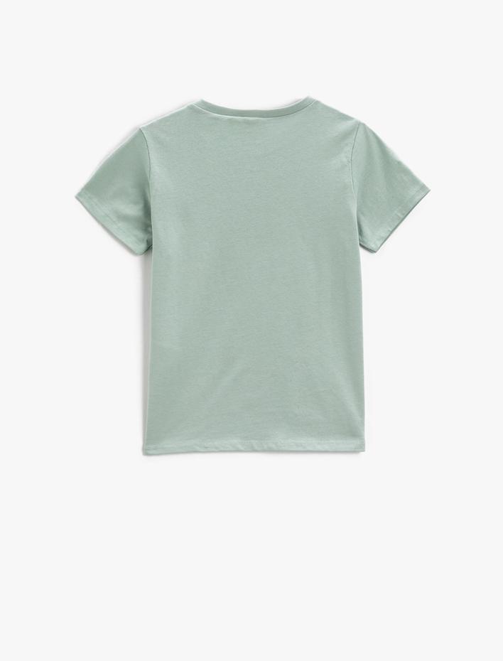 Erkek Çocuk Basic Kısa Kollu Tişört Bisiklet Yaka Pamuklu