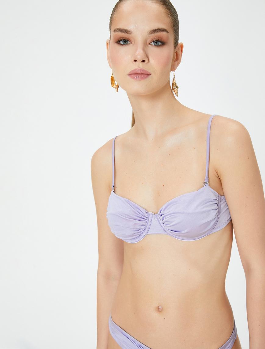   Koton X Sibil Çetinkaya - Drapeli Bikini Üstü