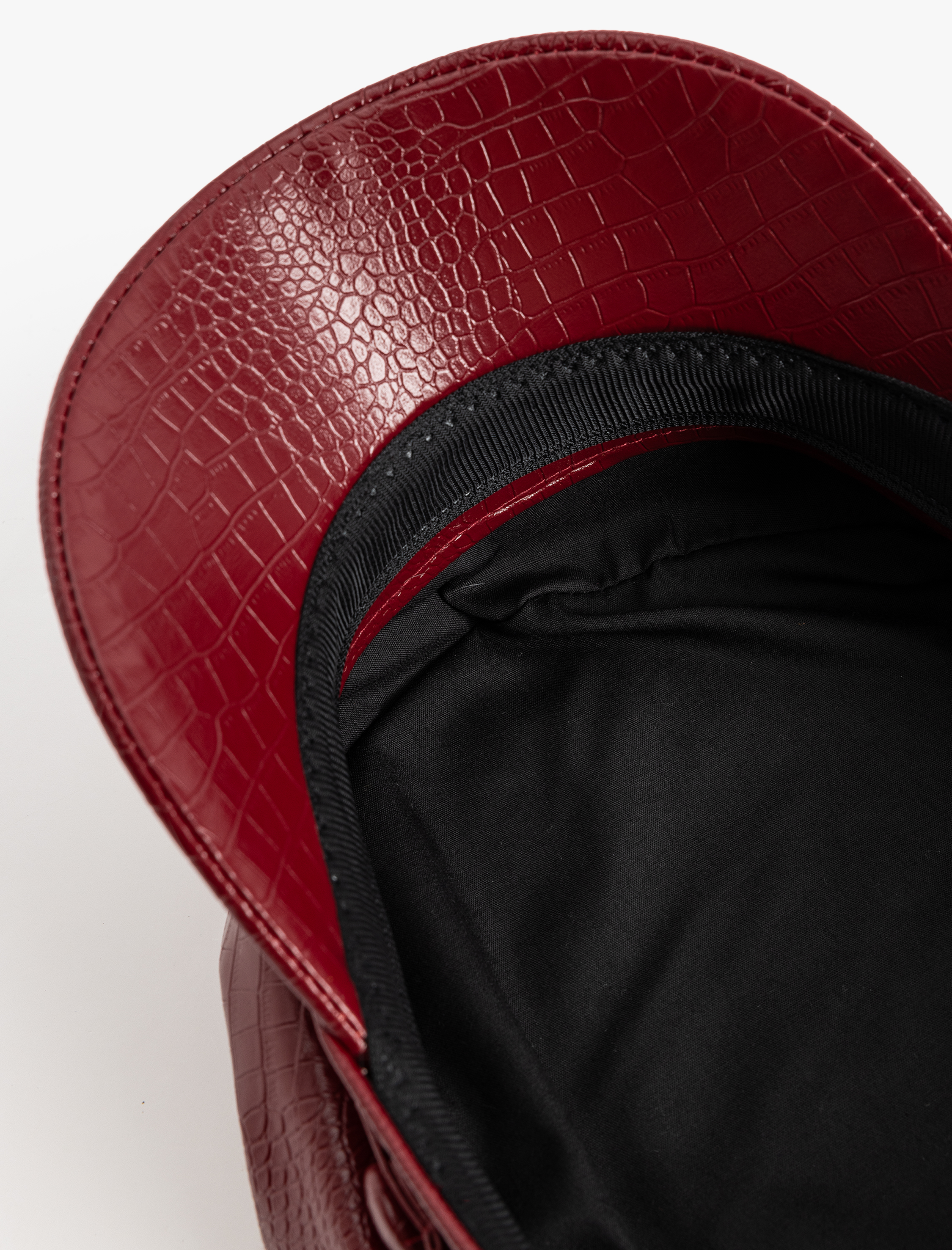 Kadın Suni Deri Kasket Şapka