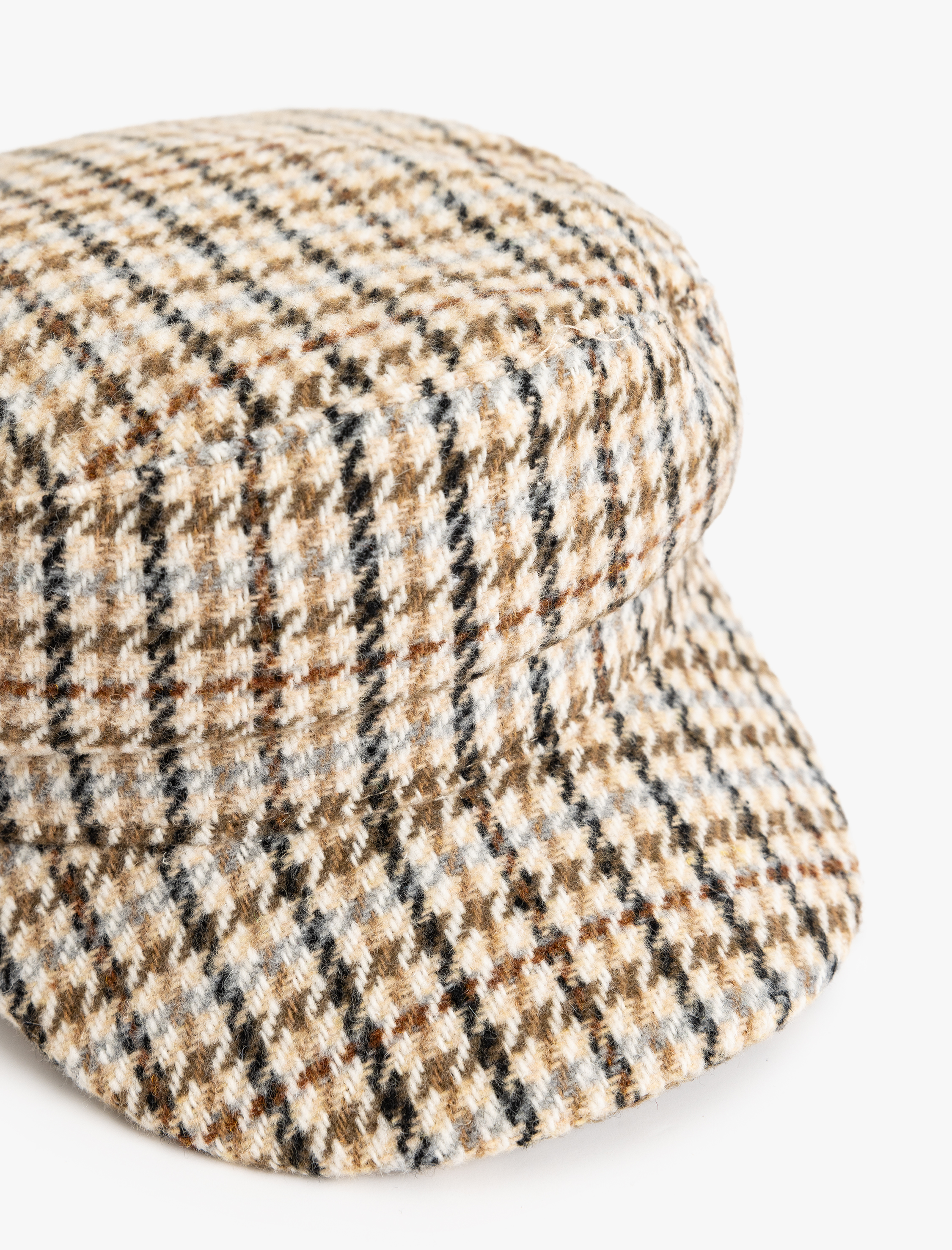 Kadın Kasket Şapka Ekose