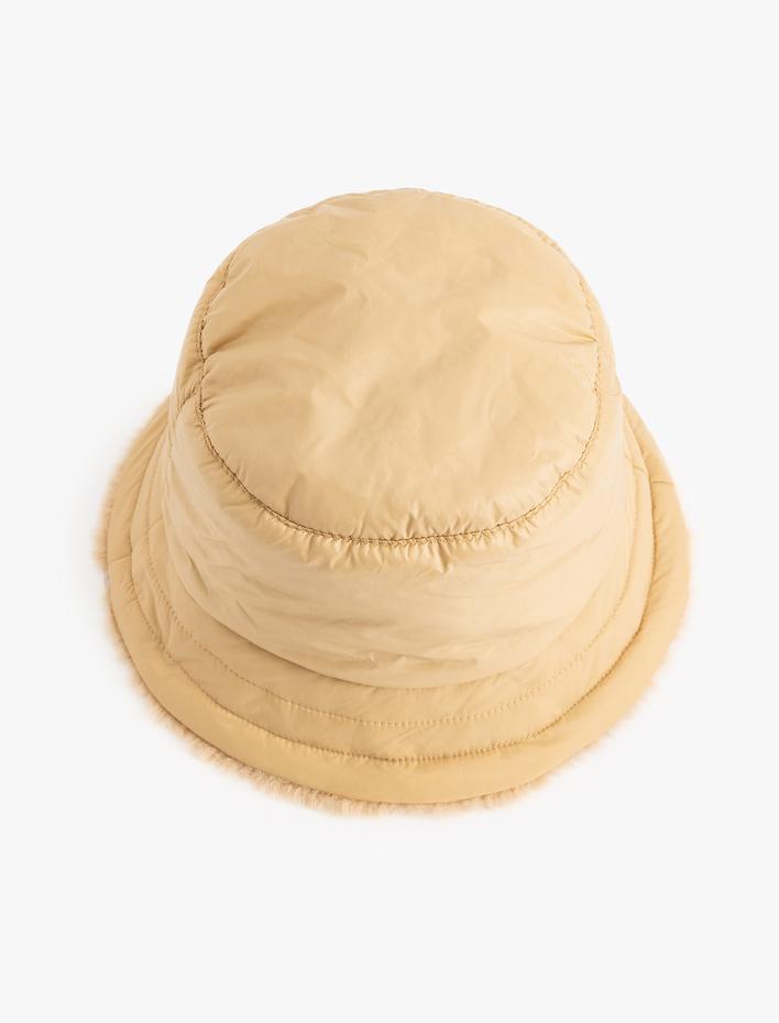 Kadın Peluş Bucket Şapka