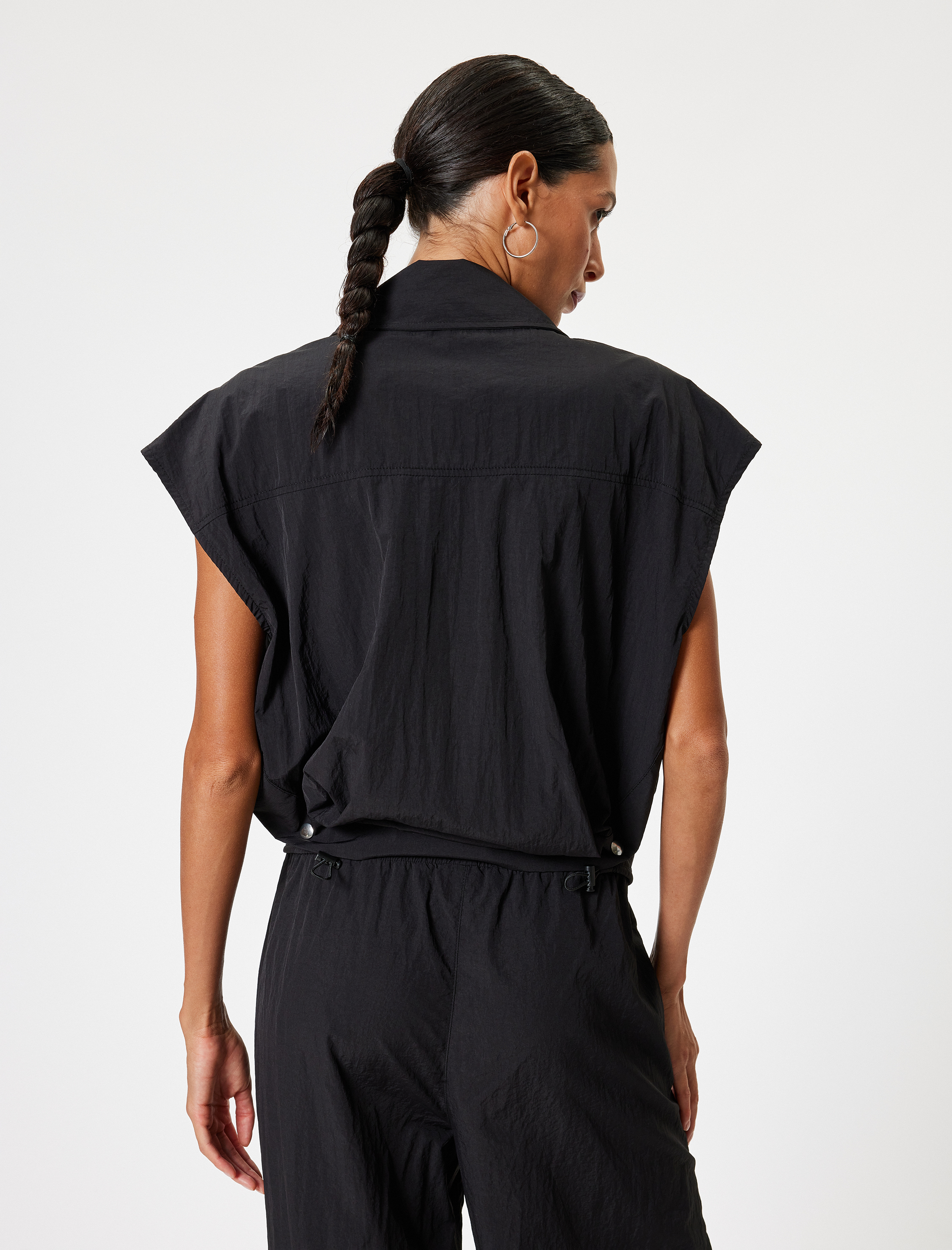   Kısa Kollu Gömlek Klasik Yaka Cep Detaylı Çıtçıt Düğmeli Rahat Kalıp