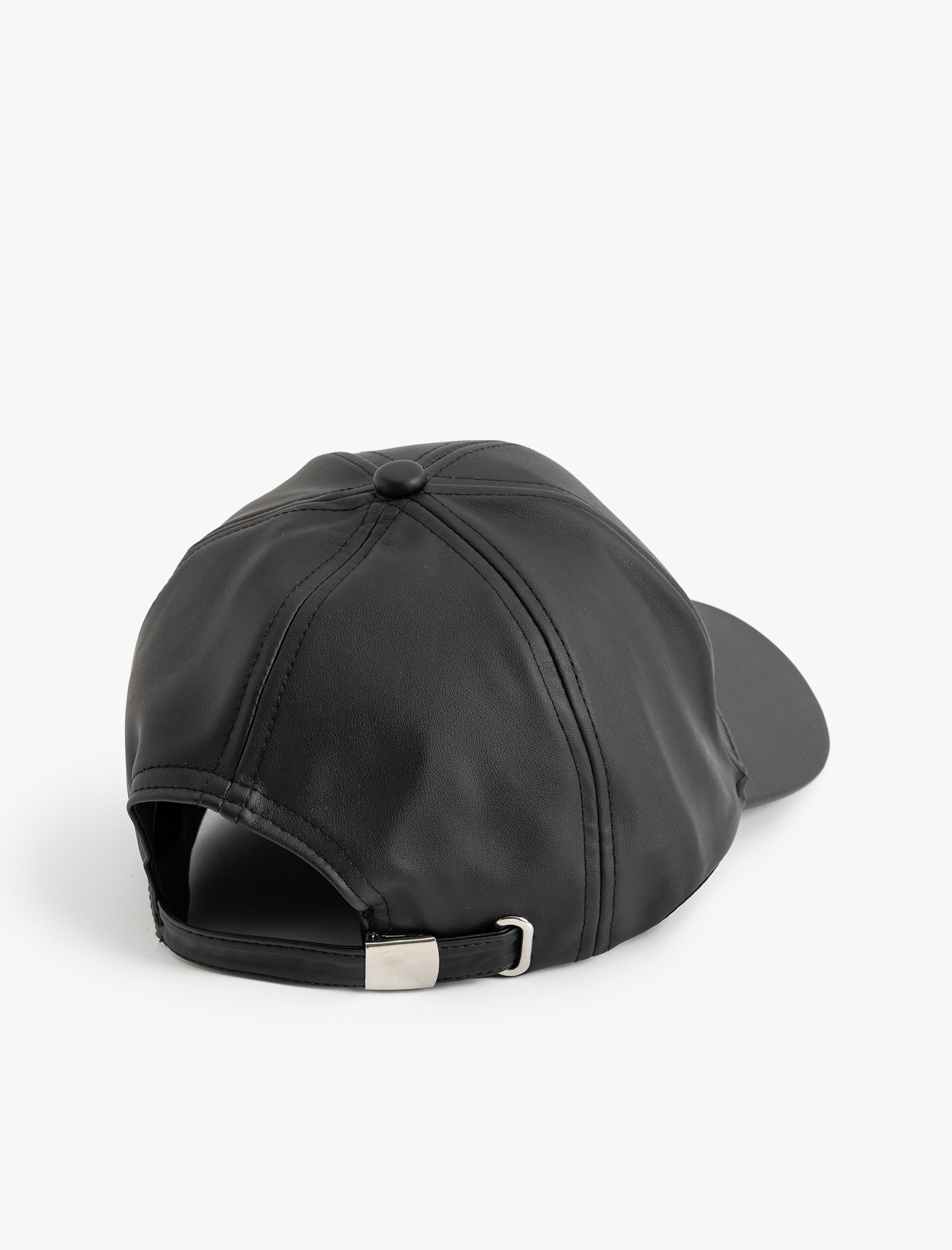  Kadın Suni Deri Cap Şapka İşleme Detaylı