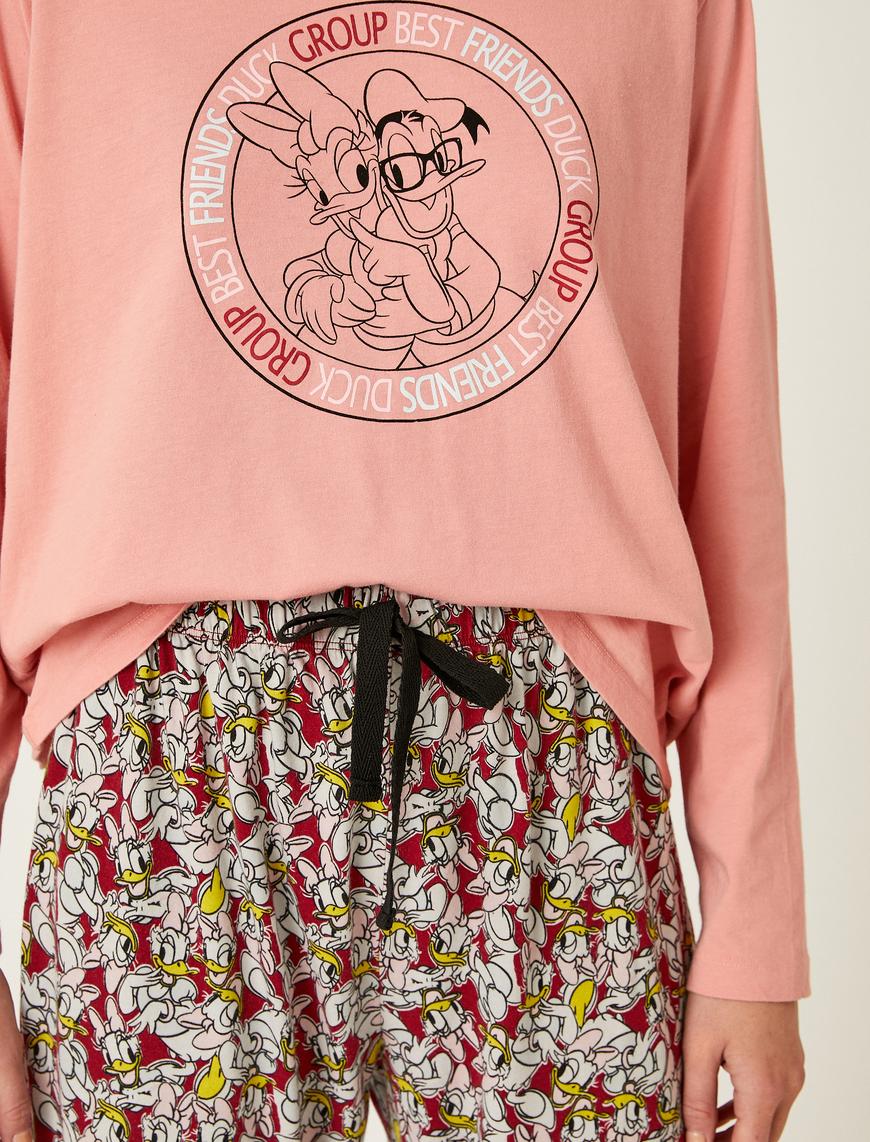   Looney Tunes Lisanslı Baskılı Uzun Kollu Pamuklu Pijama Takımı