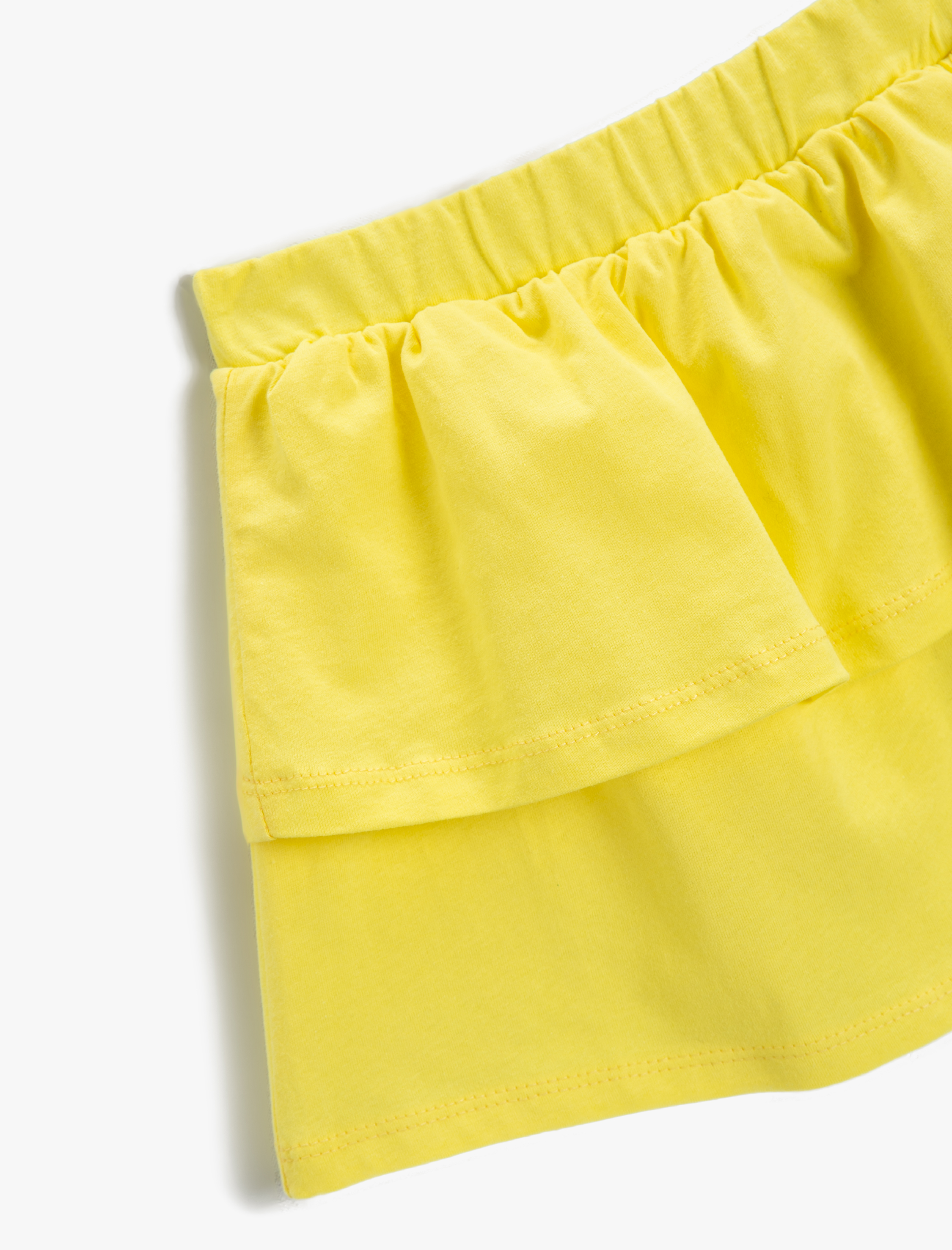  Kız Çocuk Fırfırlı Mini Etek Pamuklu