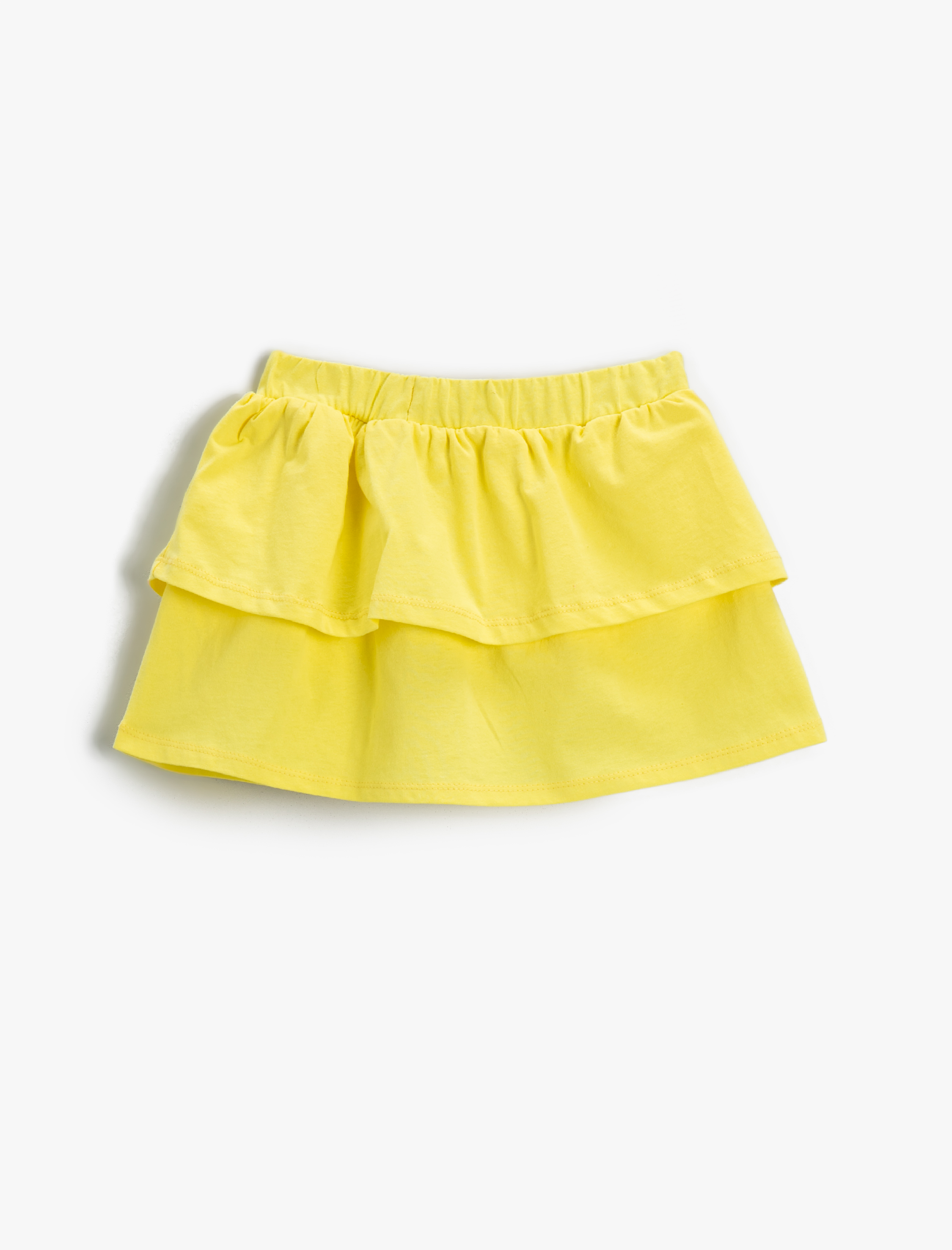  Kız Çocuk Fırfırlı Mini Etek Pamuklu
