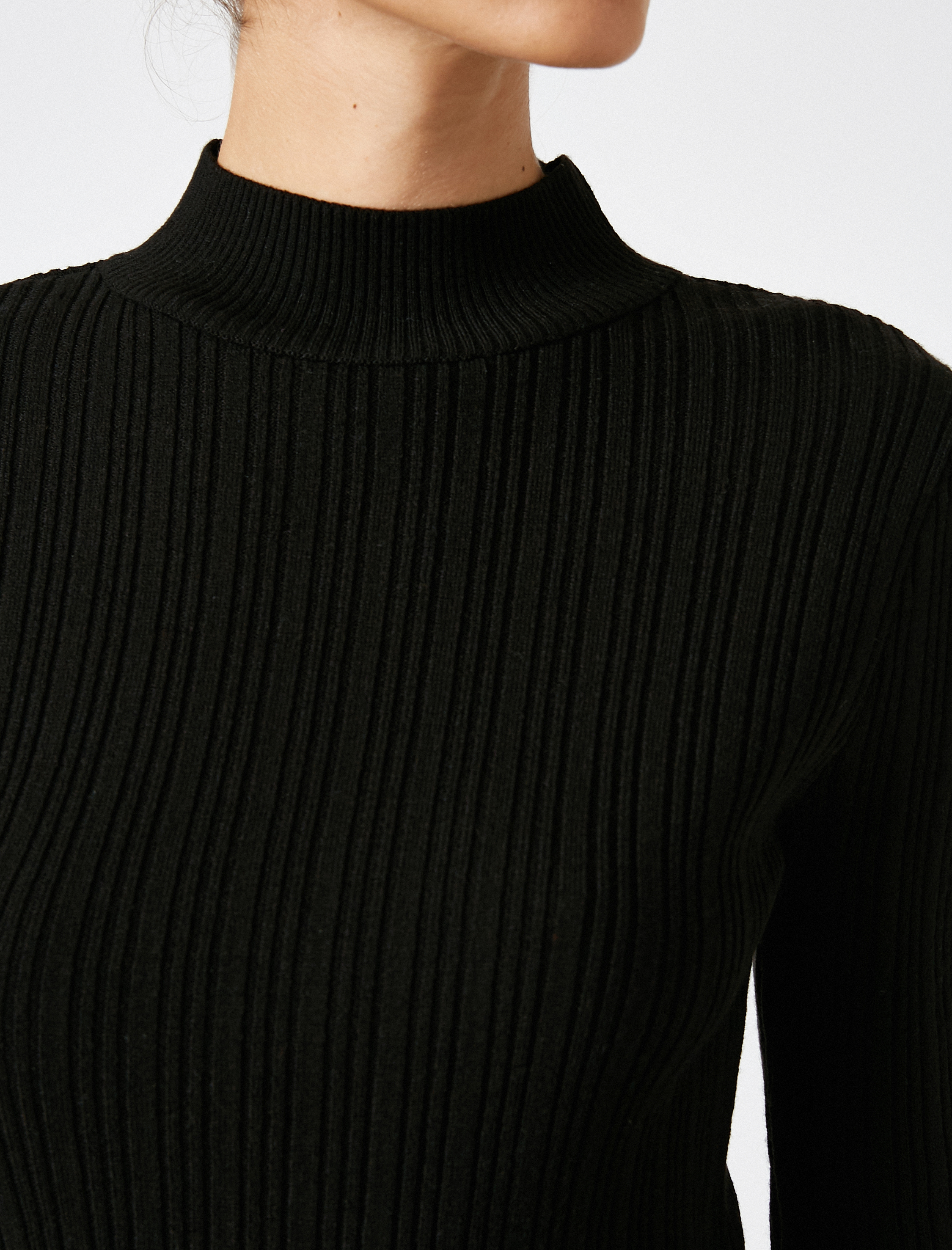   Dik Yaka Basic Triko Kazak