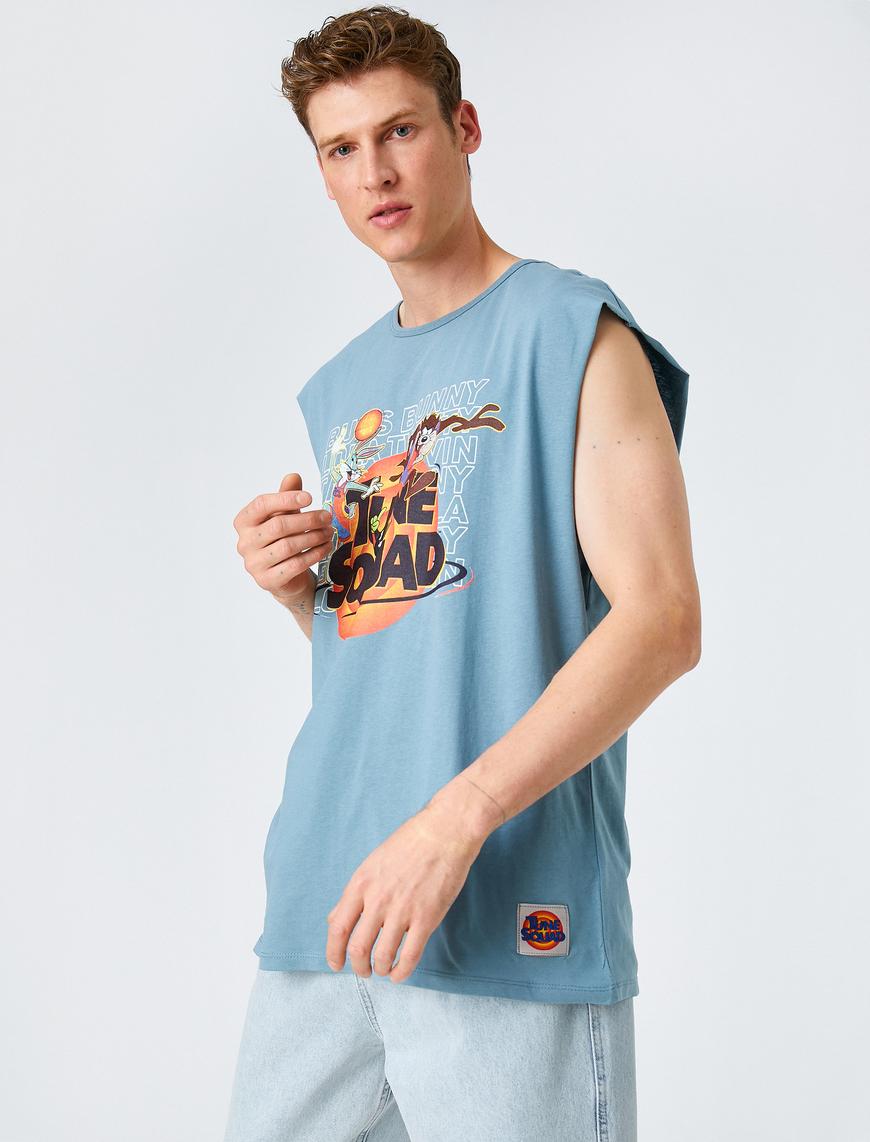   Space Jam Kolsuz Tişört Lisanslı Baskılı