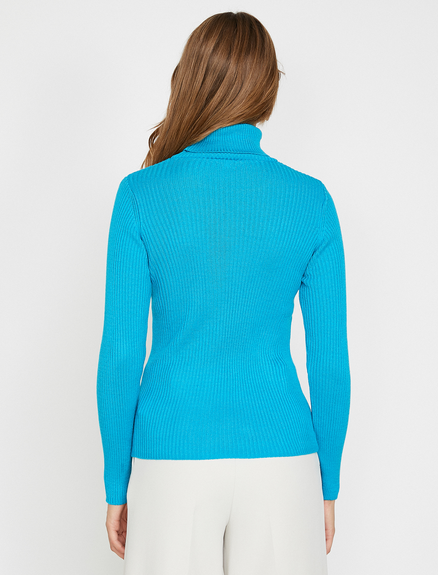   Boğazlı Triko Kazak