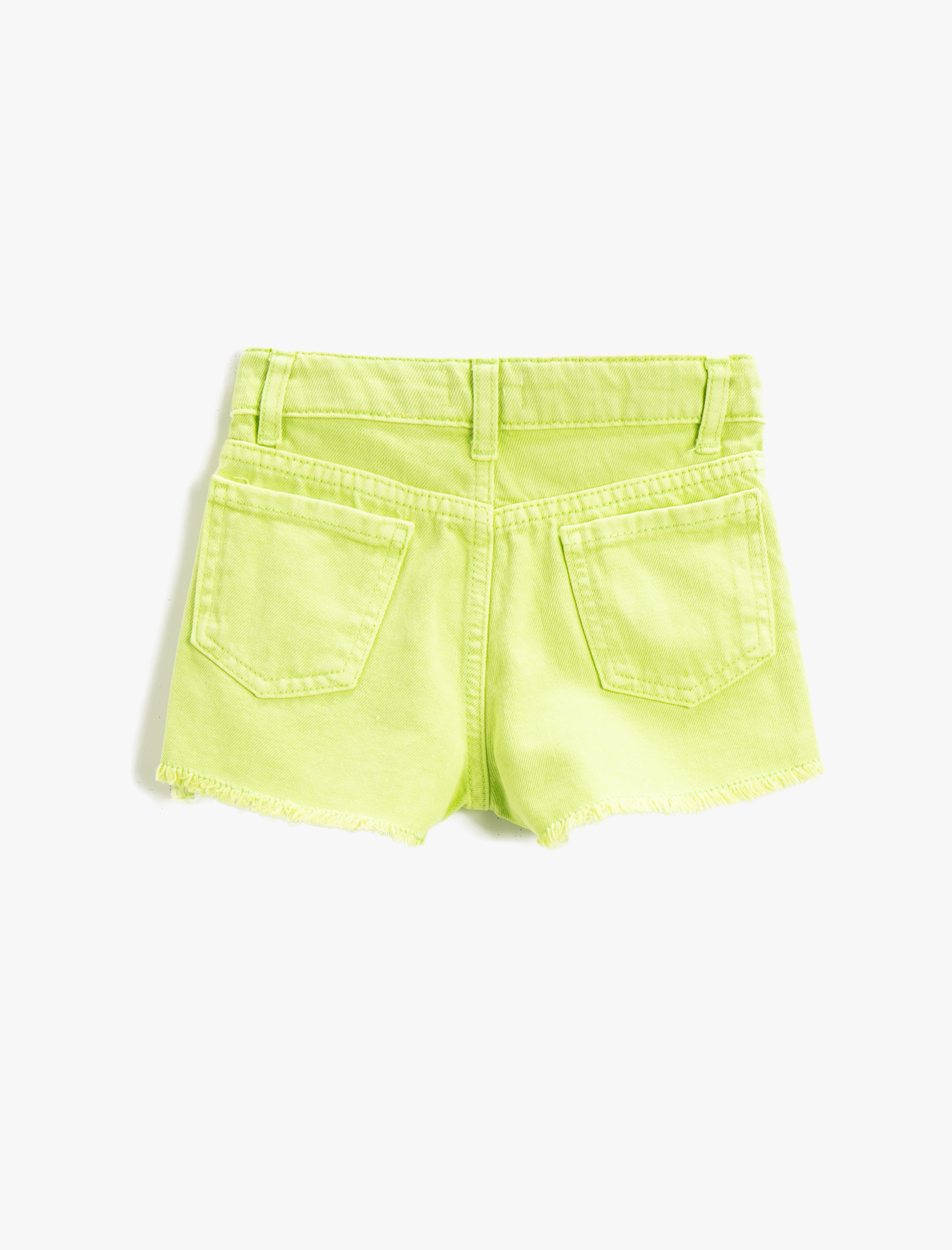  Kız Çocuk Pamuklu Gabardin Şort