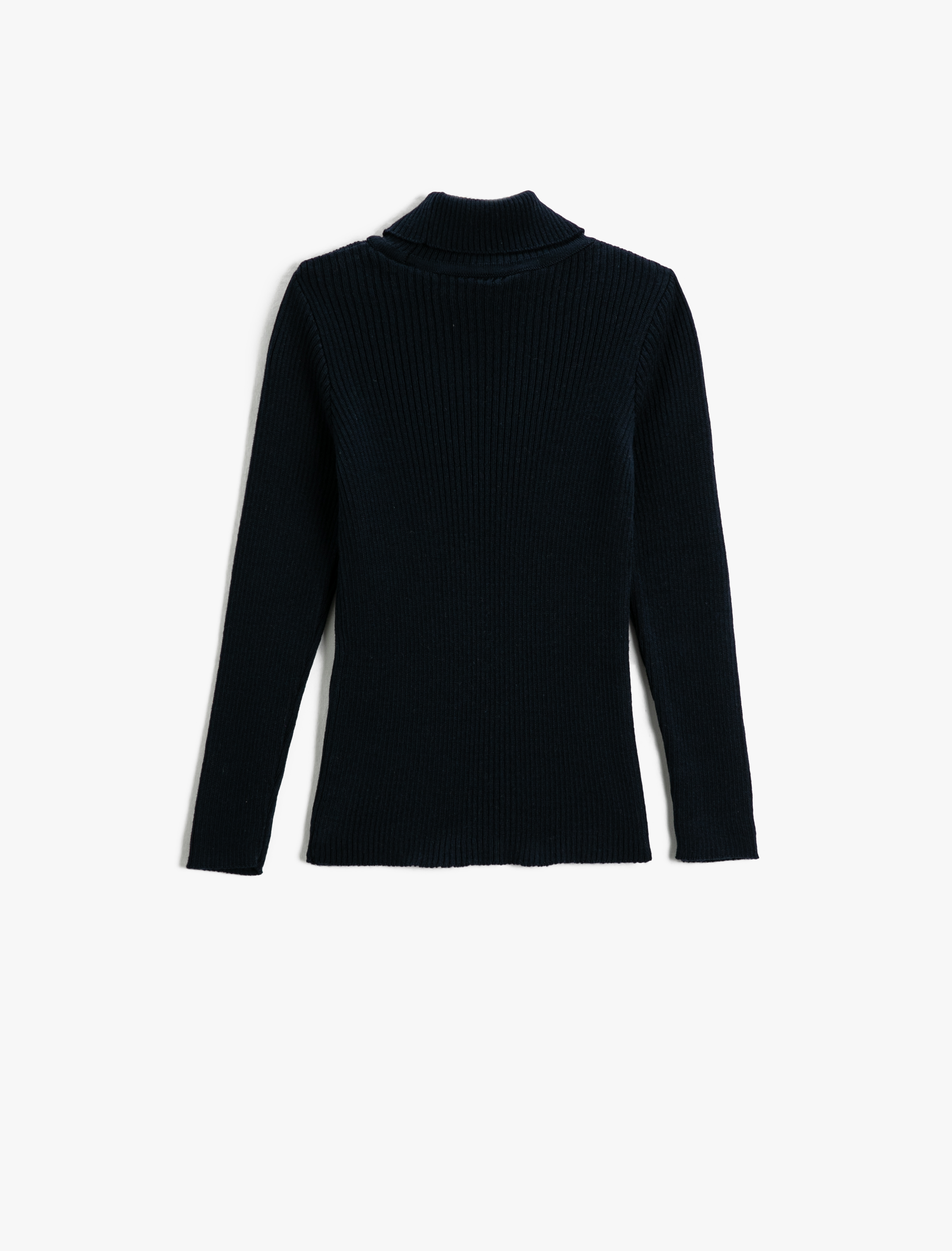 Kız Çocuk Basic Balıkçı Yaka Kazak Ribanalı