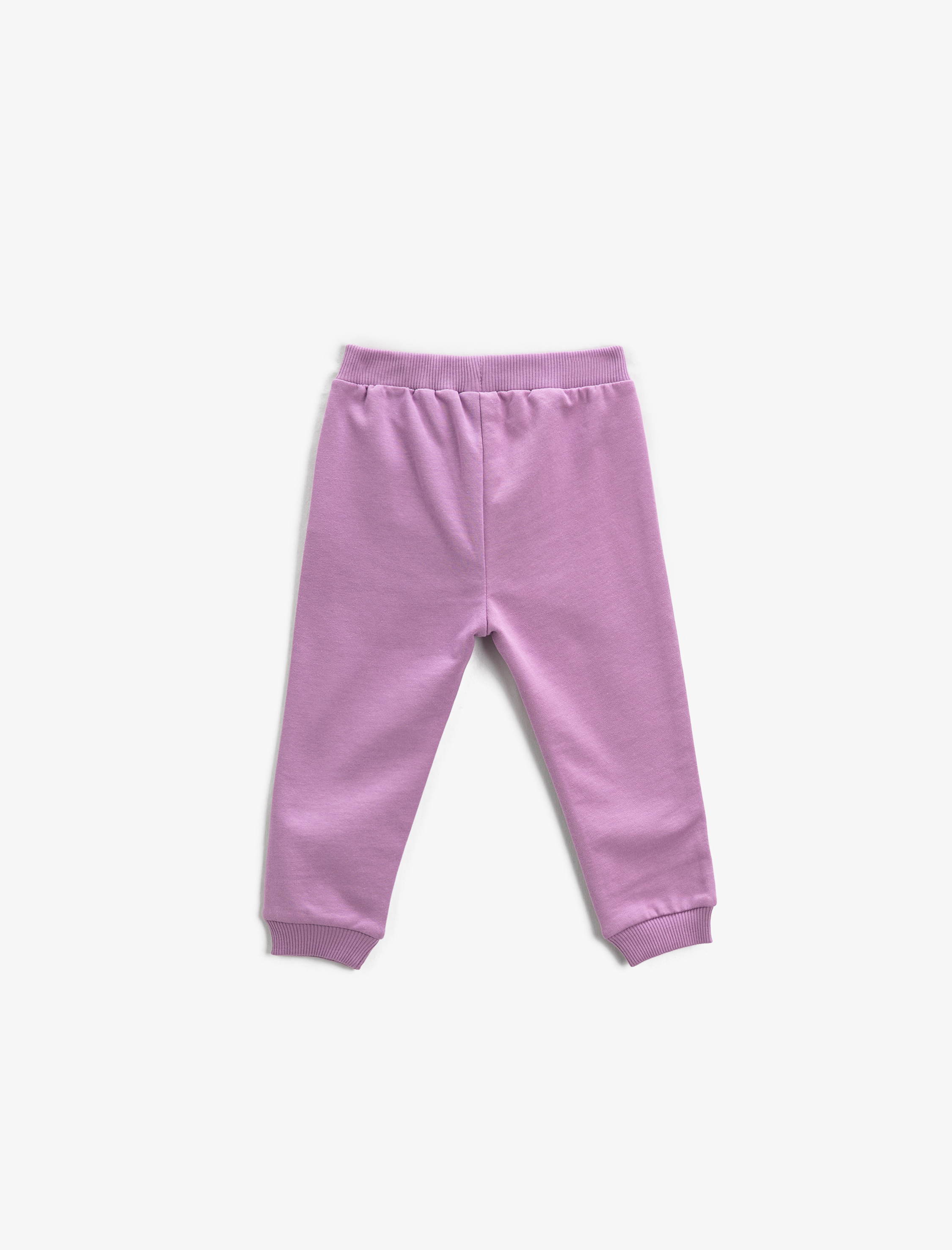 Kız Bebek Unicorn Baskılı Jogger Eşofman Altı Beli Lastikli Pamuklu Şardonlu