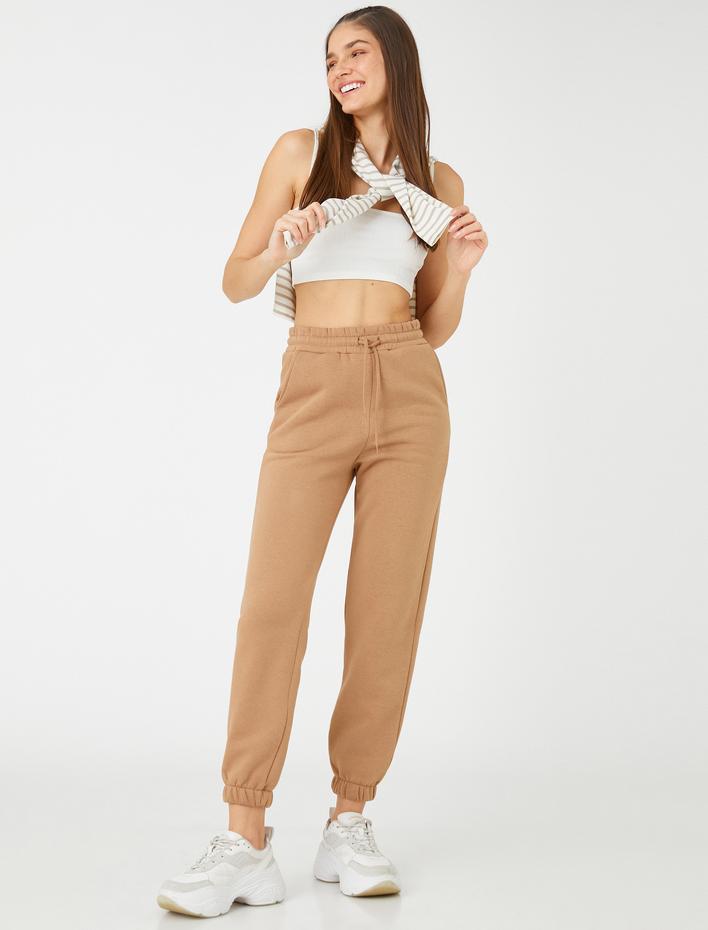  Şardonlu Basic Jogger Eşofman Altı