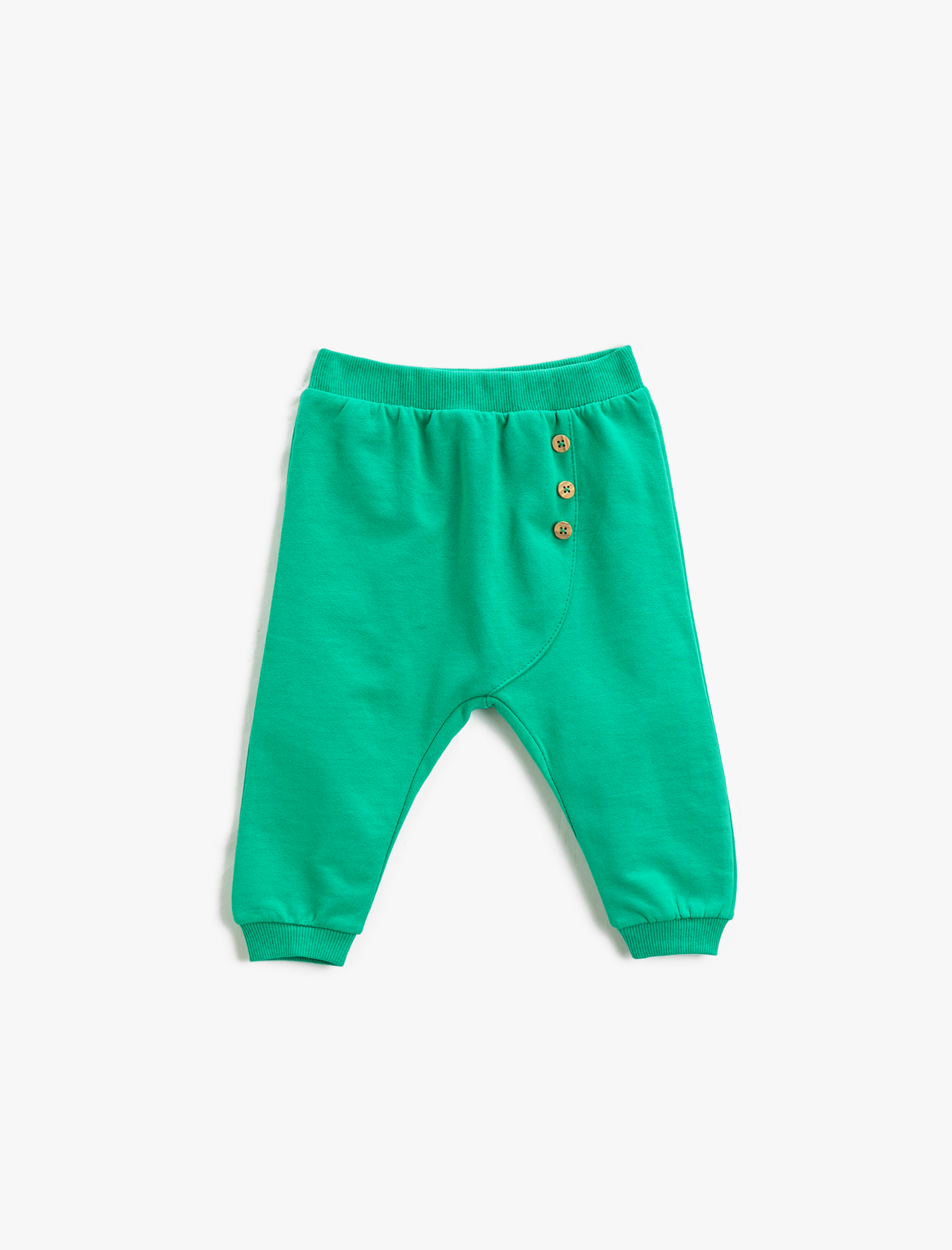  Erkek Bebek Jogger Eşofman Altı Düğme Detaylı Beli Lastikli