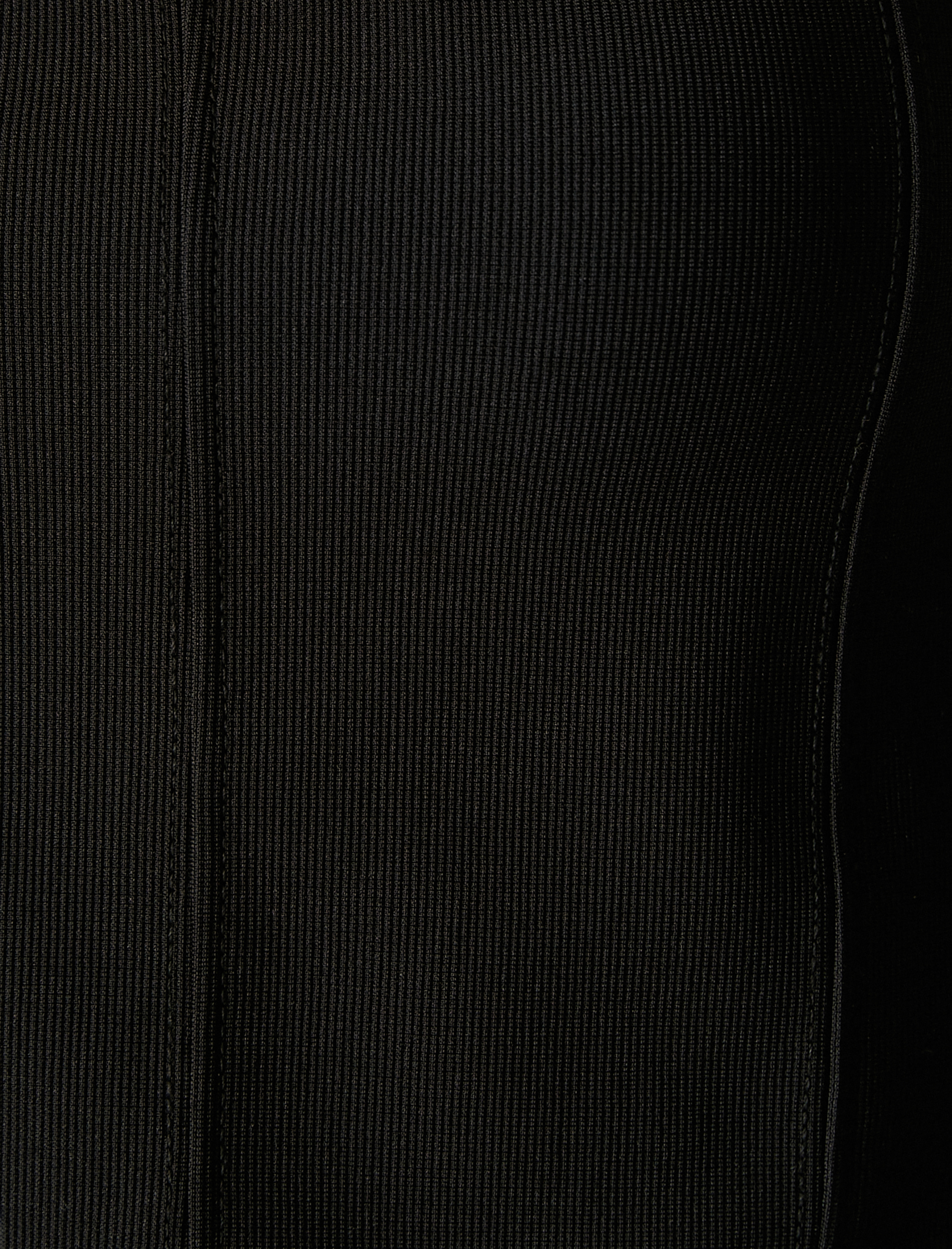   Crop Fitilli Atlet Kare Yaka Nervürlü