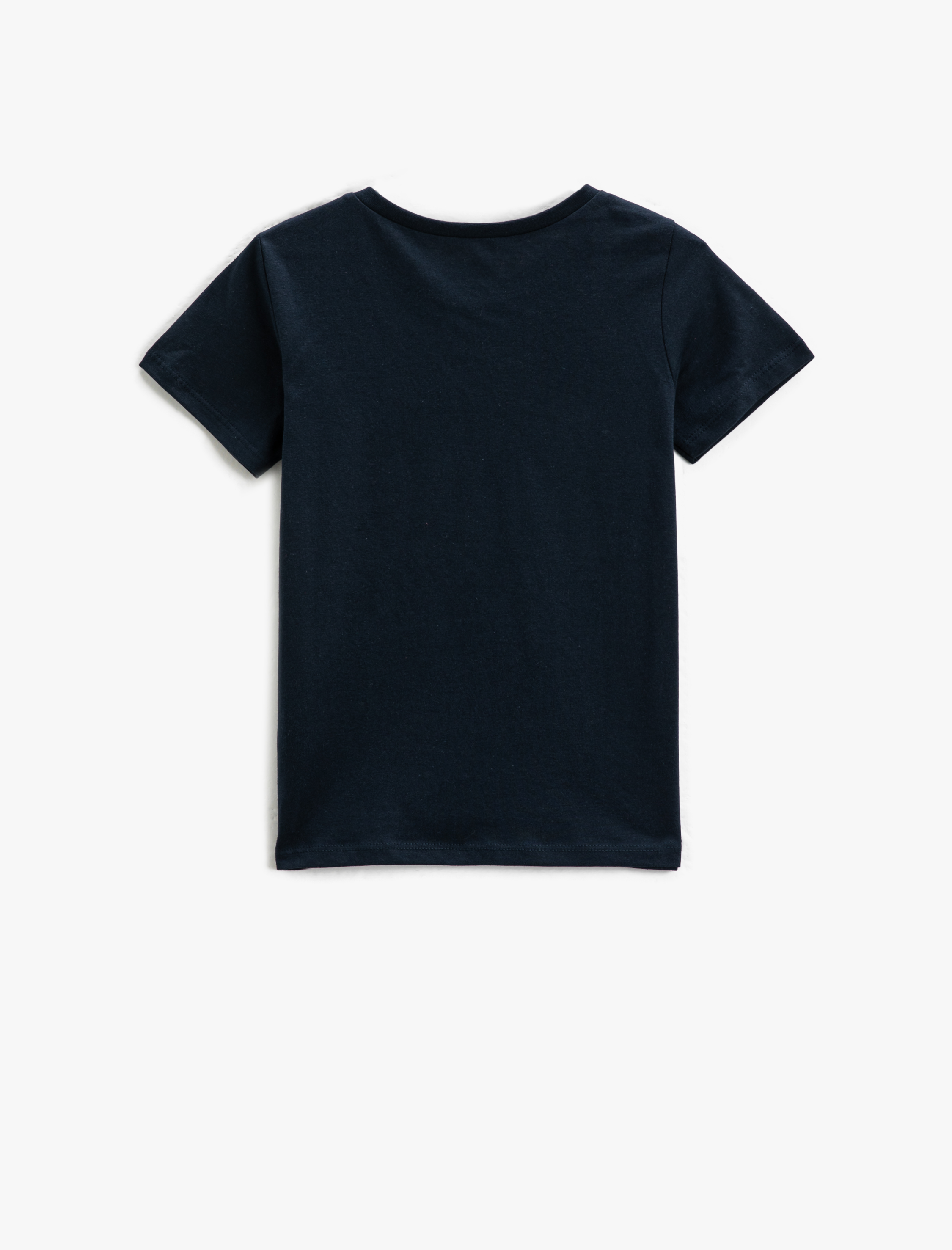  Erkek Çocuk Baskılı Kısa Kollu Tişört Bisiklet Yaka