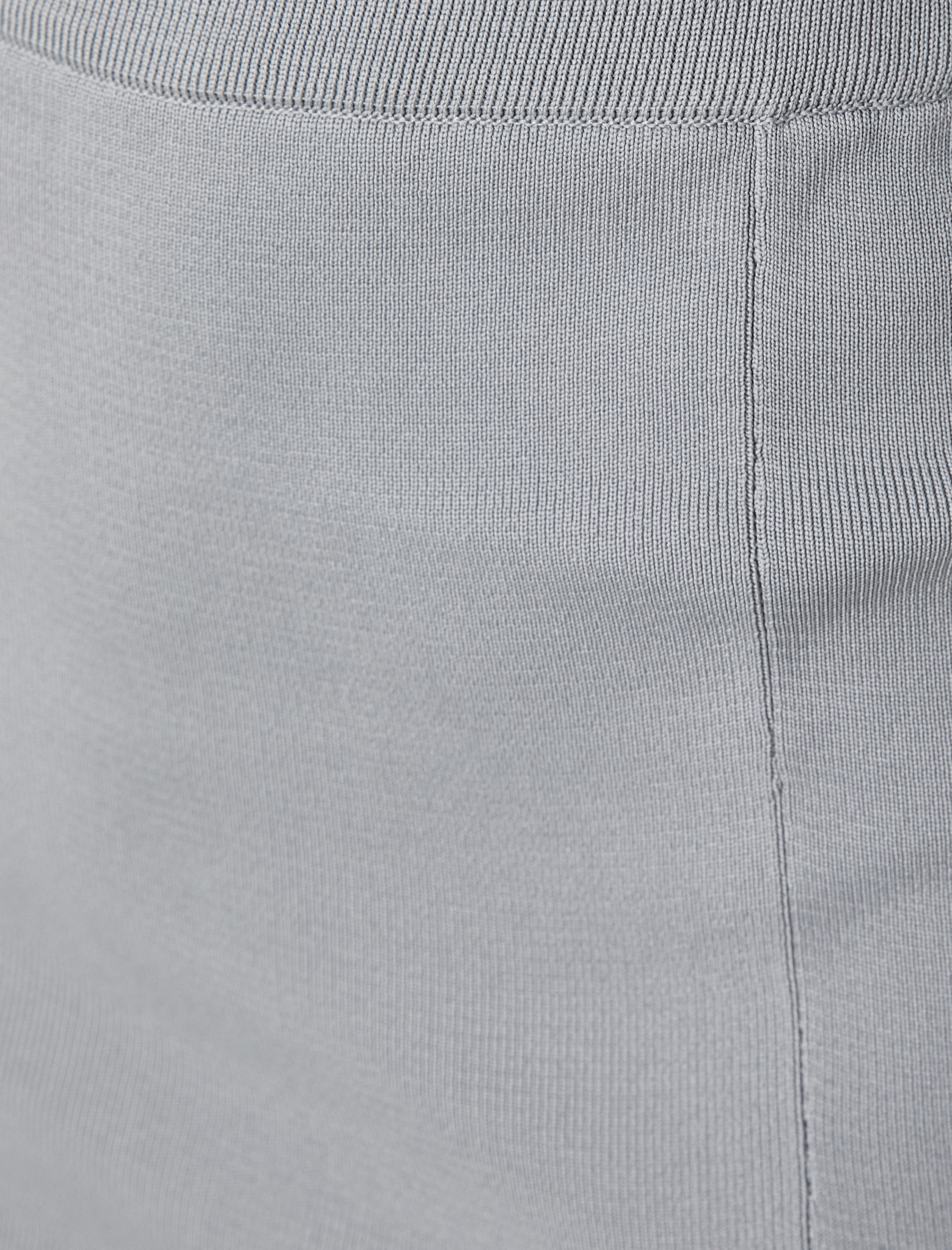   Triko Etek Midi Yırtmaç Detaylı Ribanalı