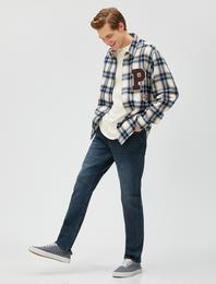 Slim Fit Kot Pantolon - Brad Jean