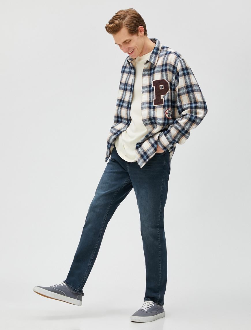   Slim Fit Kot Pantolon - Brad Jean