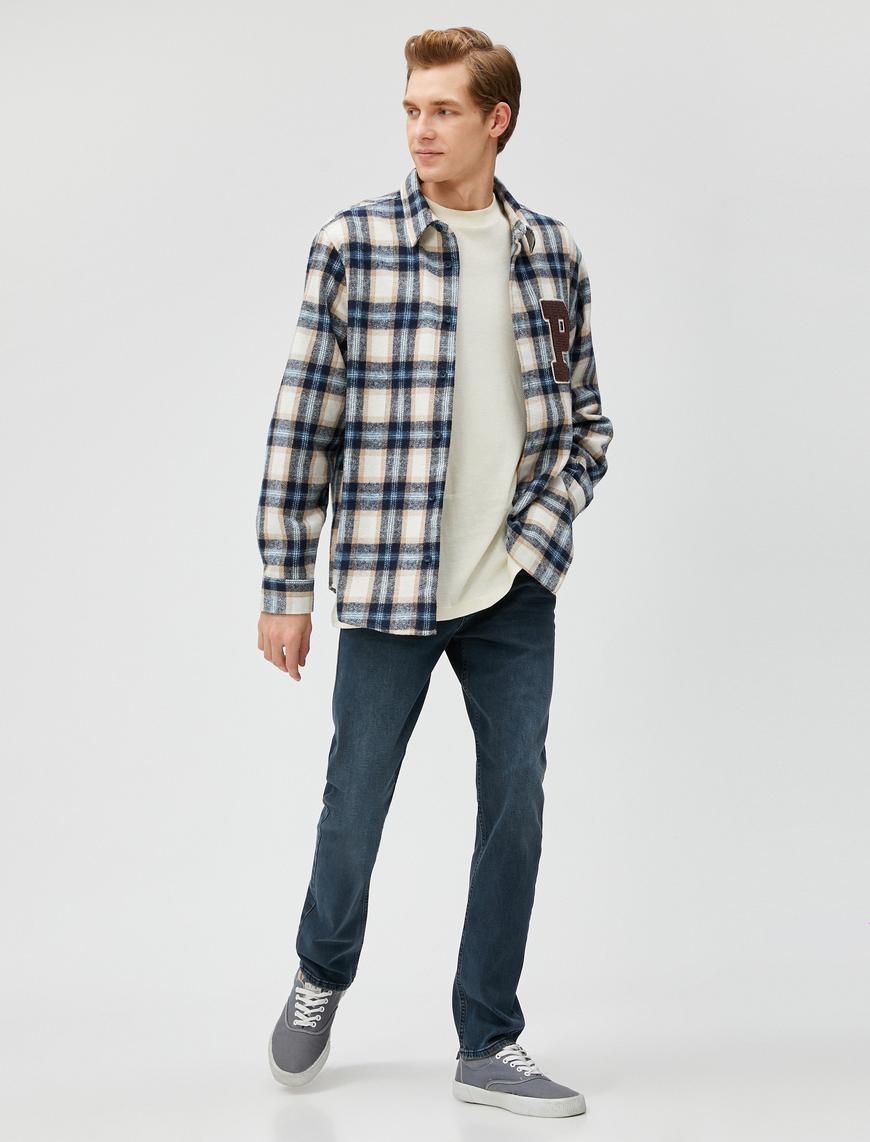   Slim Fit Kot Pantolon - Brad Jean
