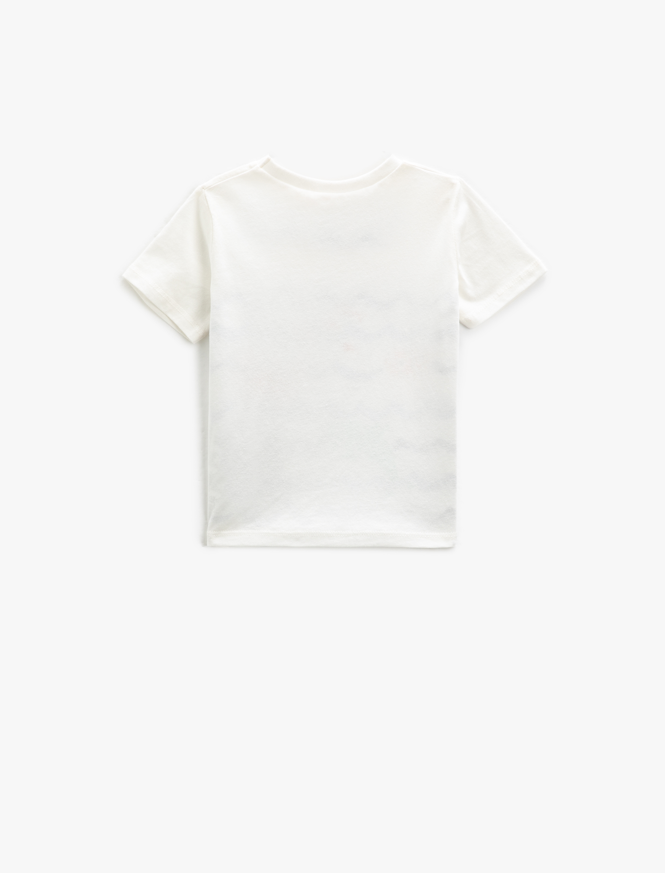  Erkek Bebek Kısa Kollu Tişört Marin Temalı Baskılı Bisiklet Yaka