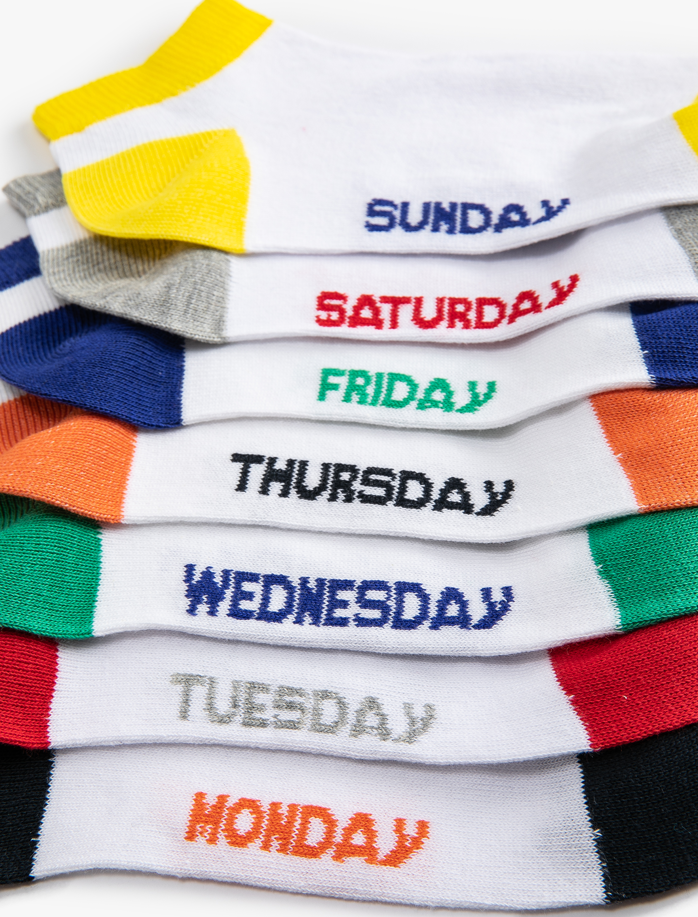  Erkek Çocuk 7'li Basic Çorap Paketi Pamuk Karışımı