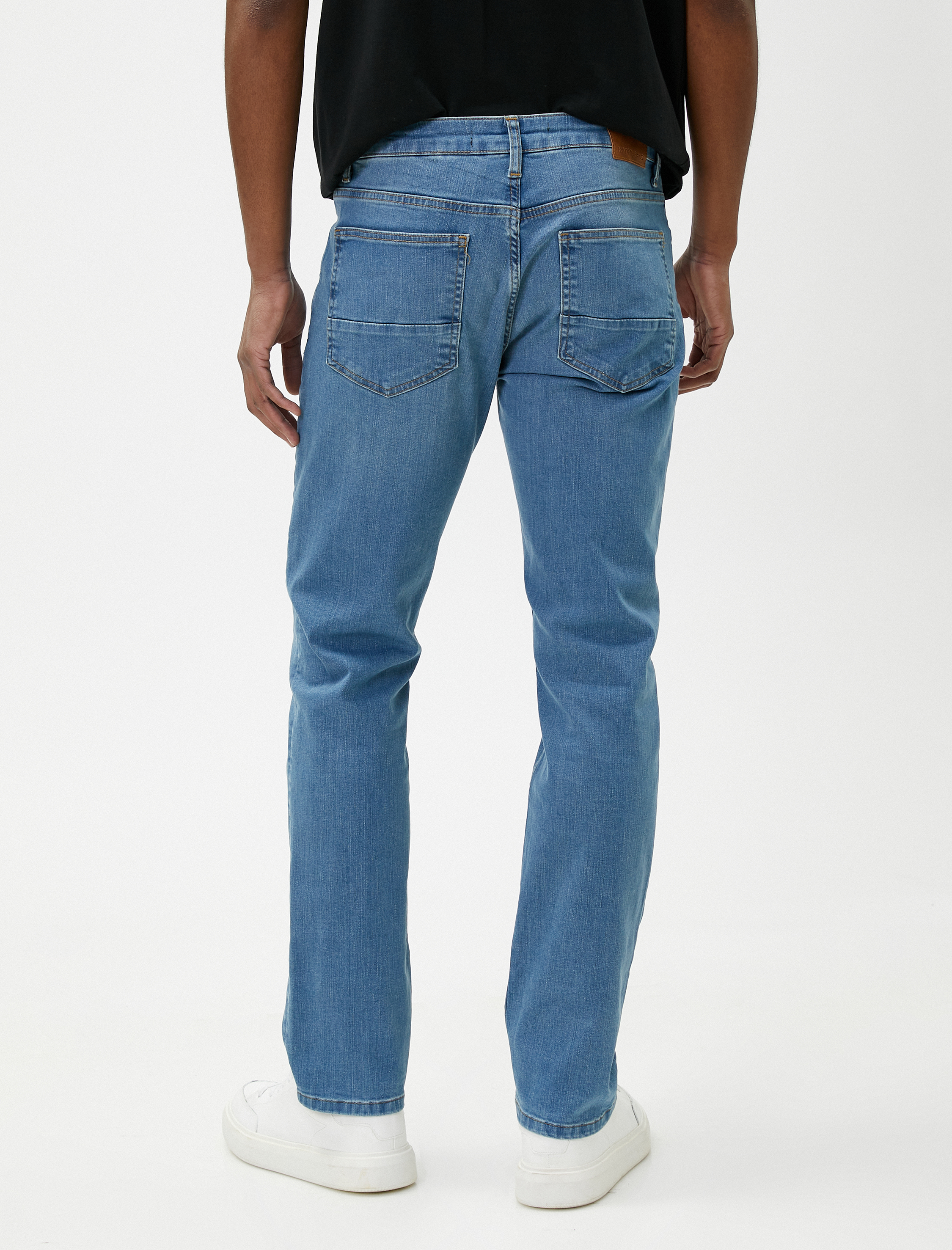   Straight Fit Boru Paça Kot Pantolon - Mark Jean