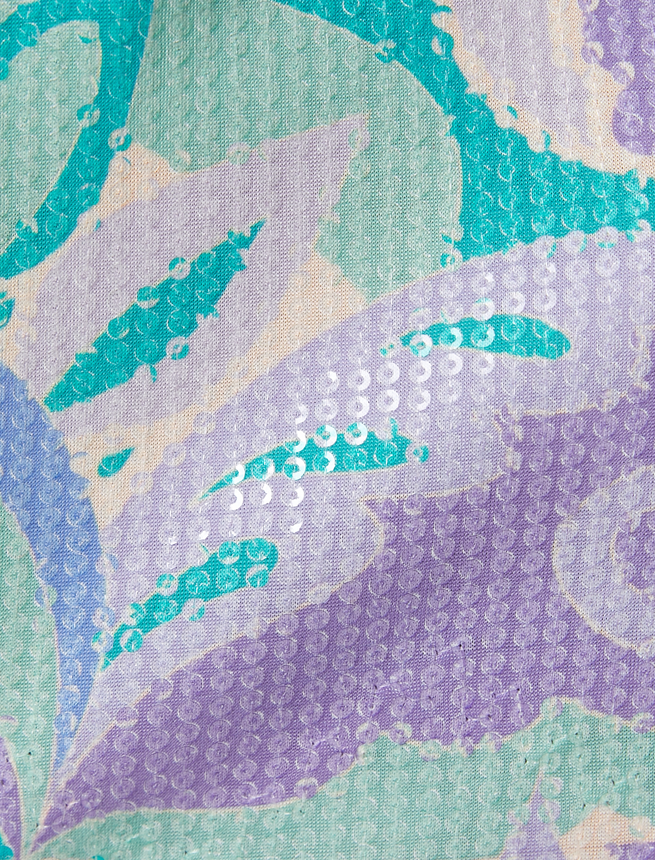   Payetli Abiye Pantolon Bol Paça Beli Lastikli