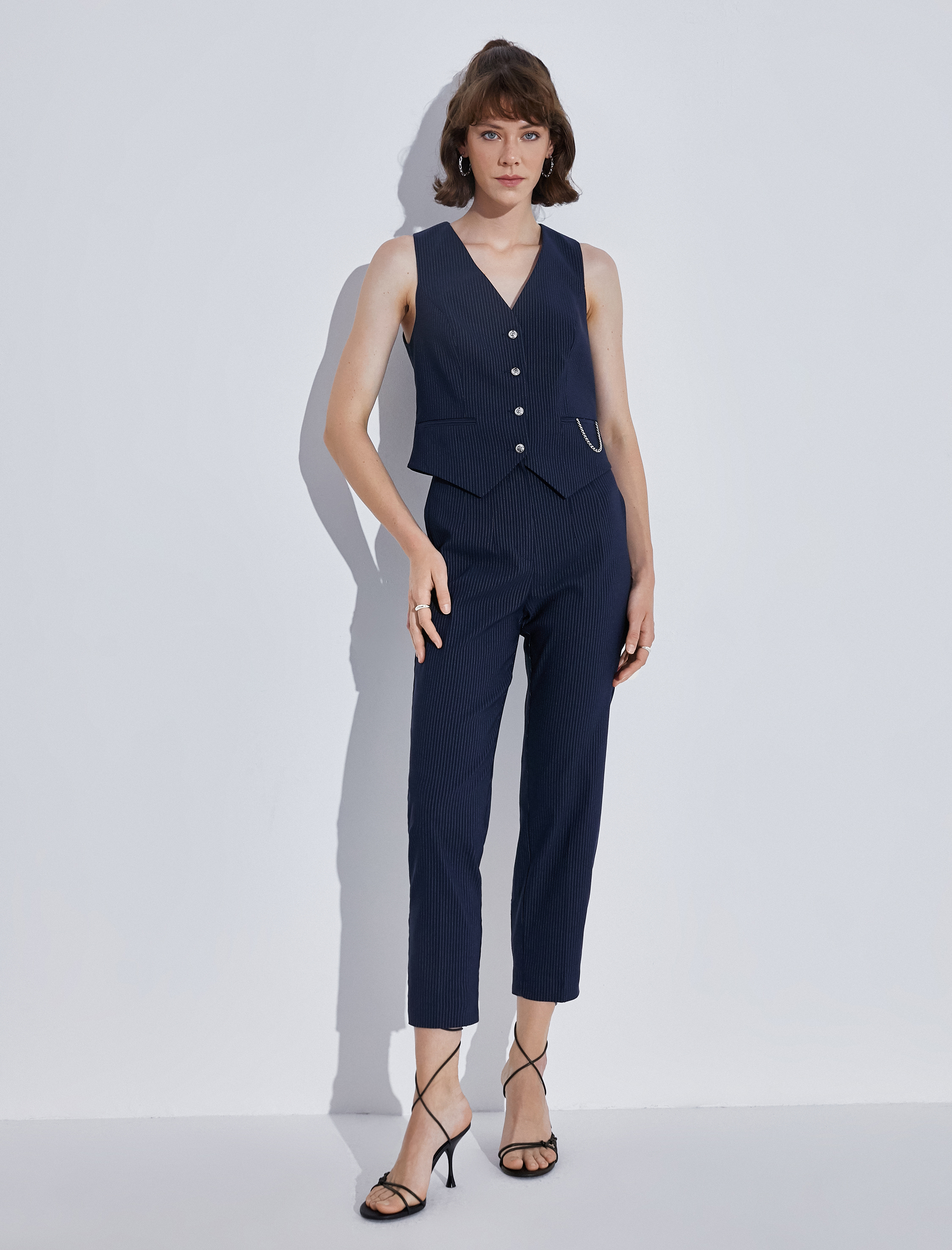   Cepken Yelek Zincir Detaylı