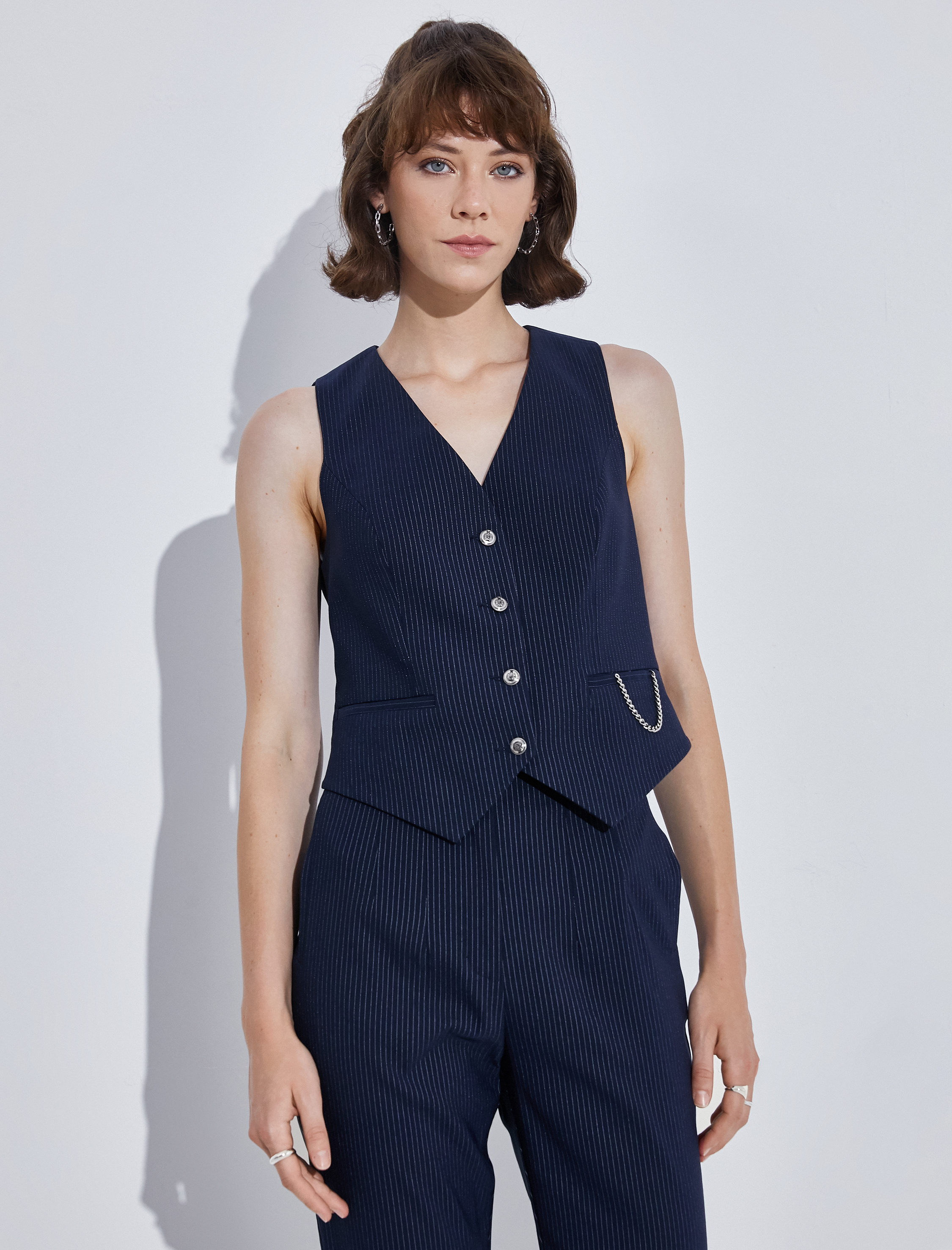   Cepken Yelek Zincir Detaylı