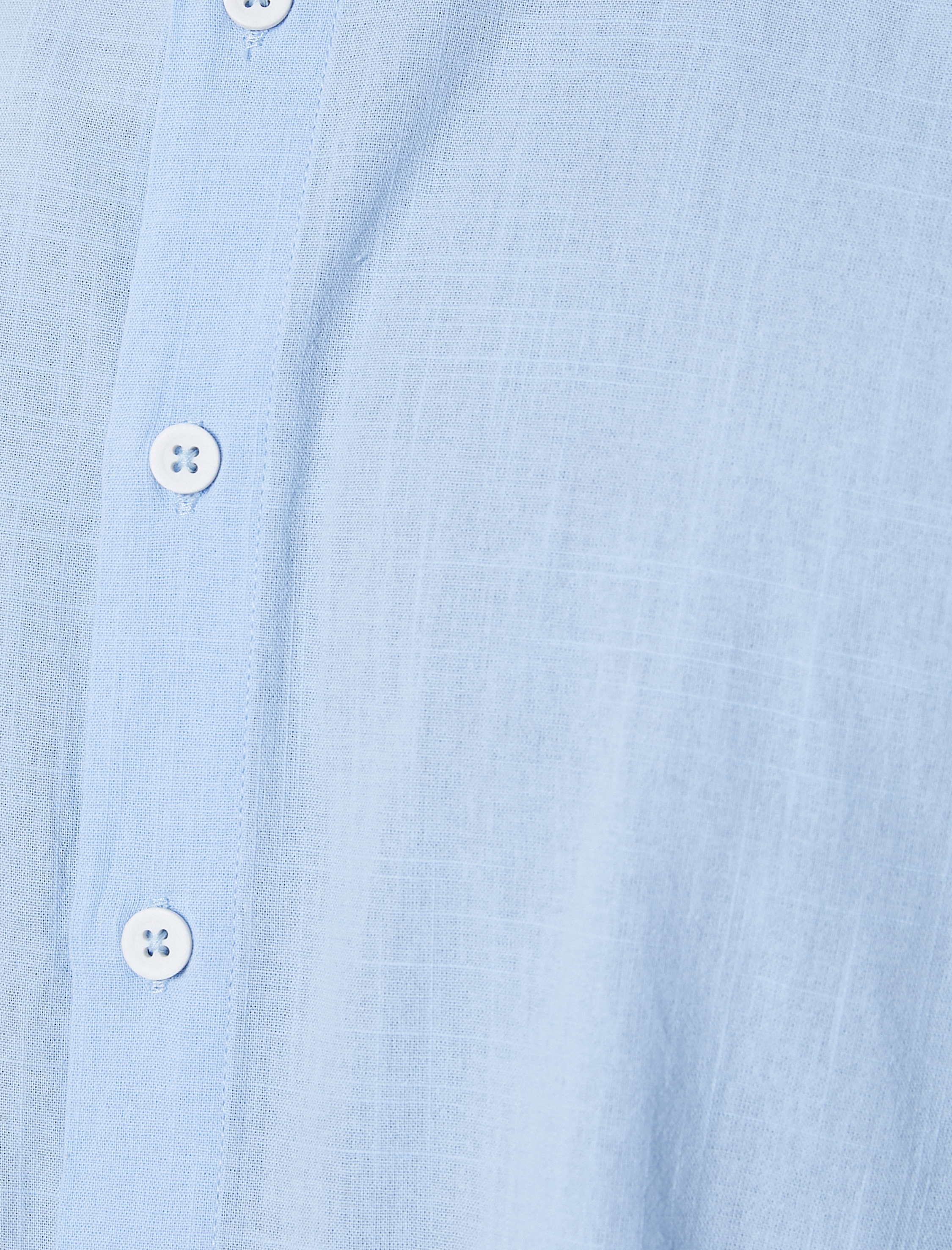   Basic Kısa Kollu Gömlek Klasik Yaka Düğmeli Pamuklu