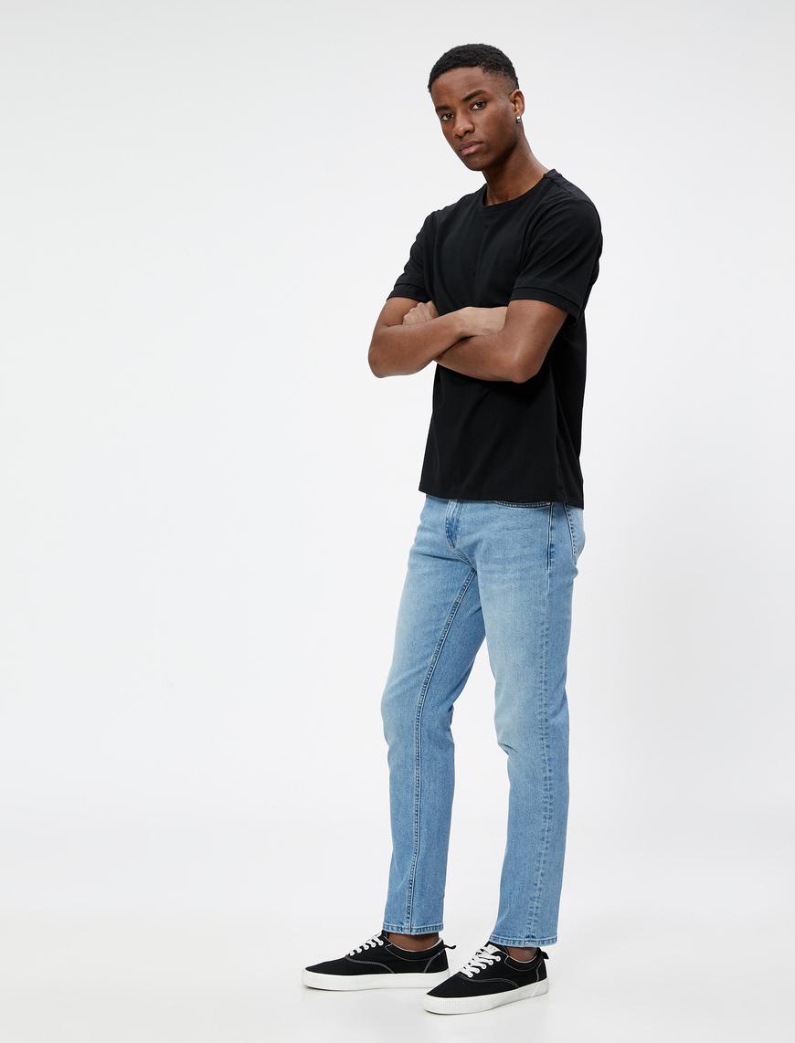   Slim Fit Kot Pantolon - Brad Jean