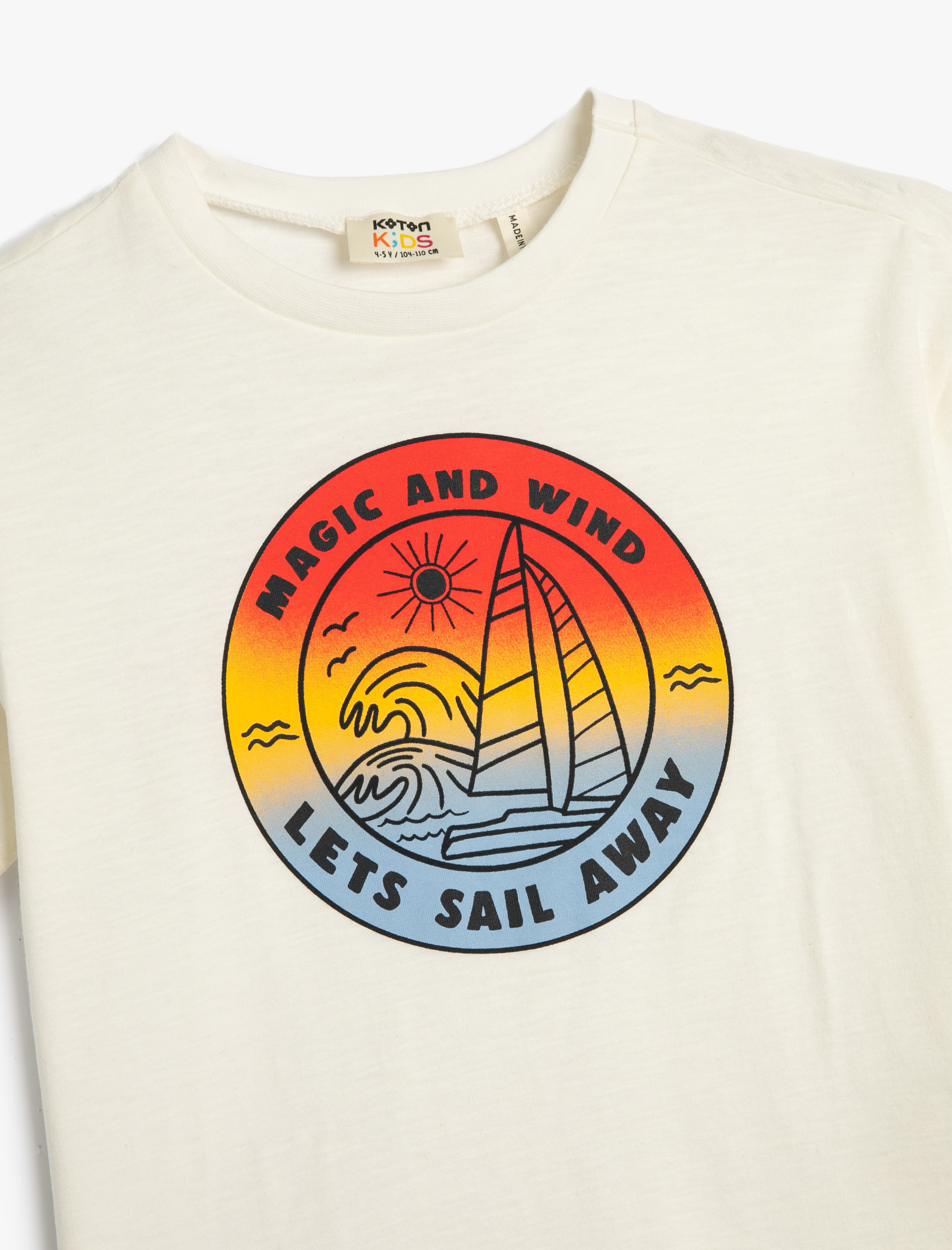  Erkek Çocuk Tişört Baskılı Kısa Kollu Bisiklet Yaka Pamuklu