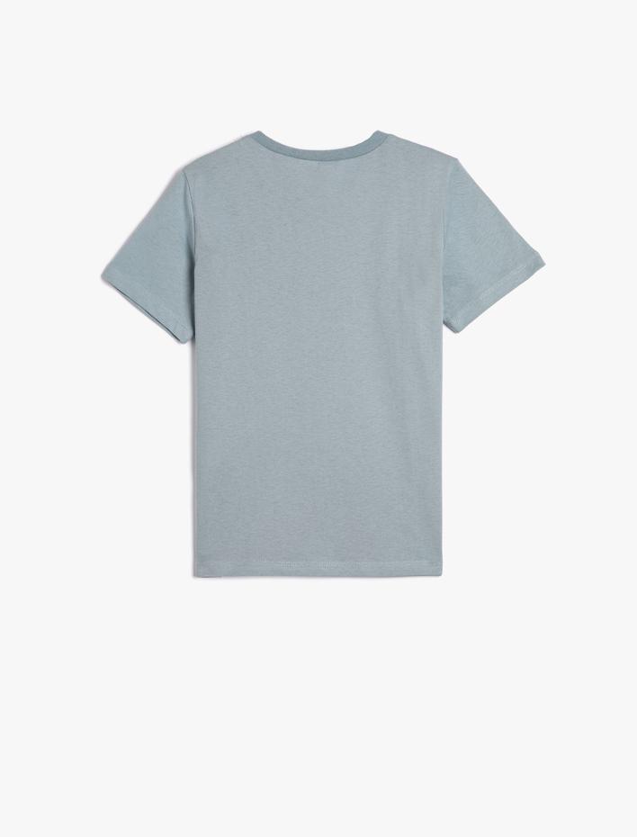 Erkek Çocuk Pluto Tişört Oversize Lisanslı Kısa Kollu Bisiklet Yaka Pamuklu