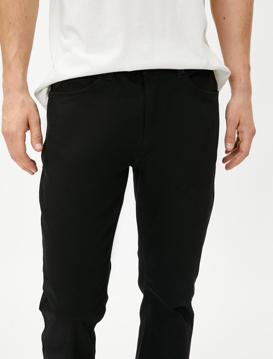   Straight Fit Boru Paça Kot Pantolon - Mark Jean
