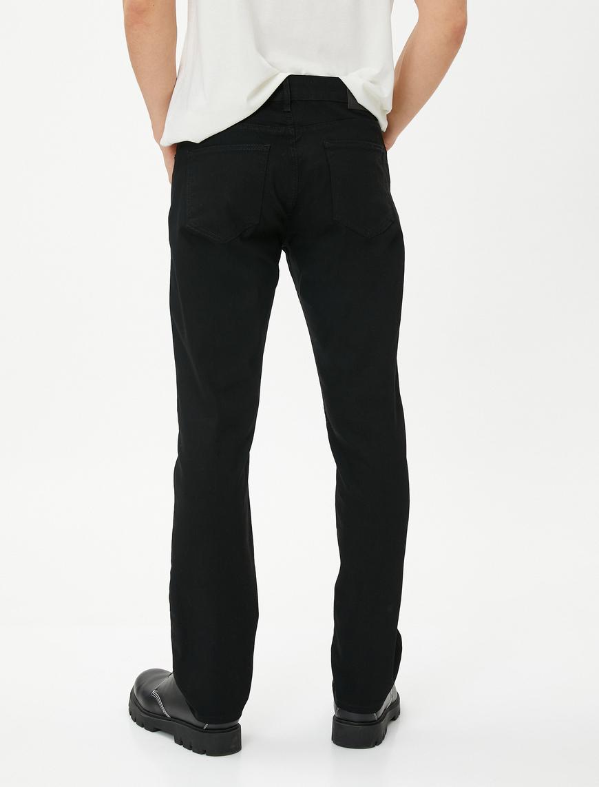  Straight Fit Boru Paça Kot Pantolon - Mark Jean