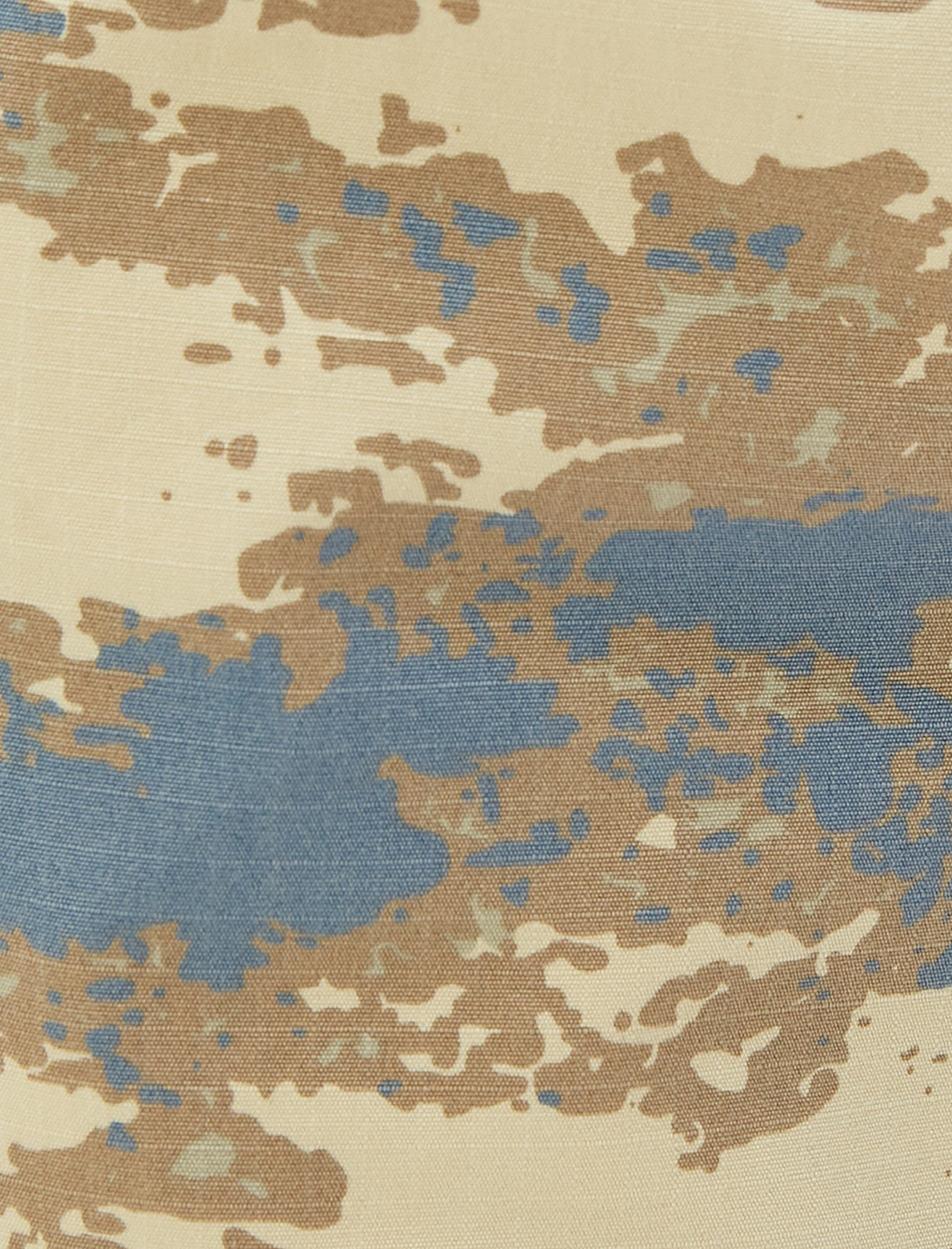   Paraşüt Pantolon Bol Kesim Kamuflaj Detaylı Beli Lastikli Cepli