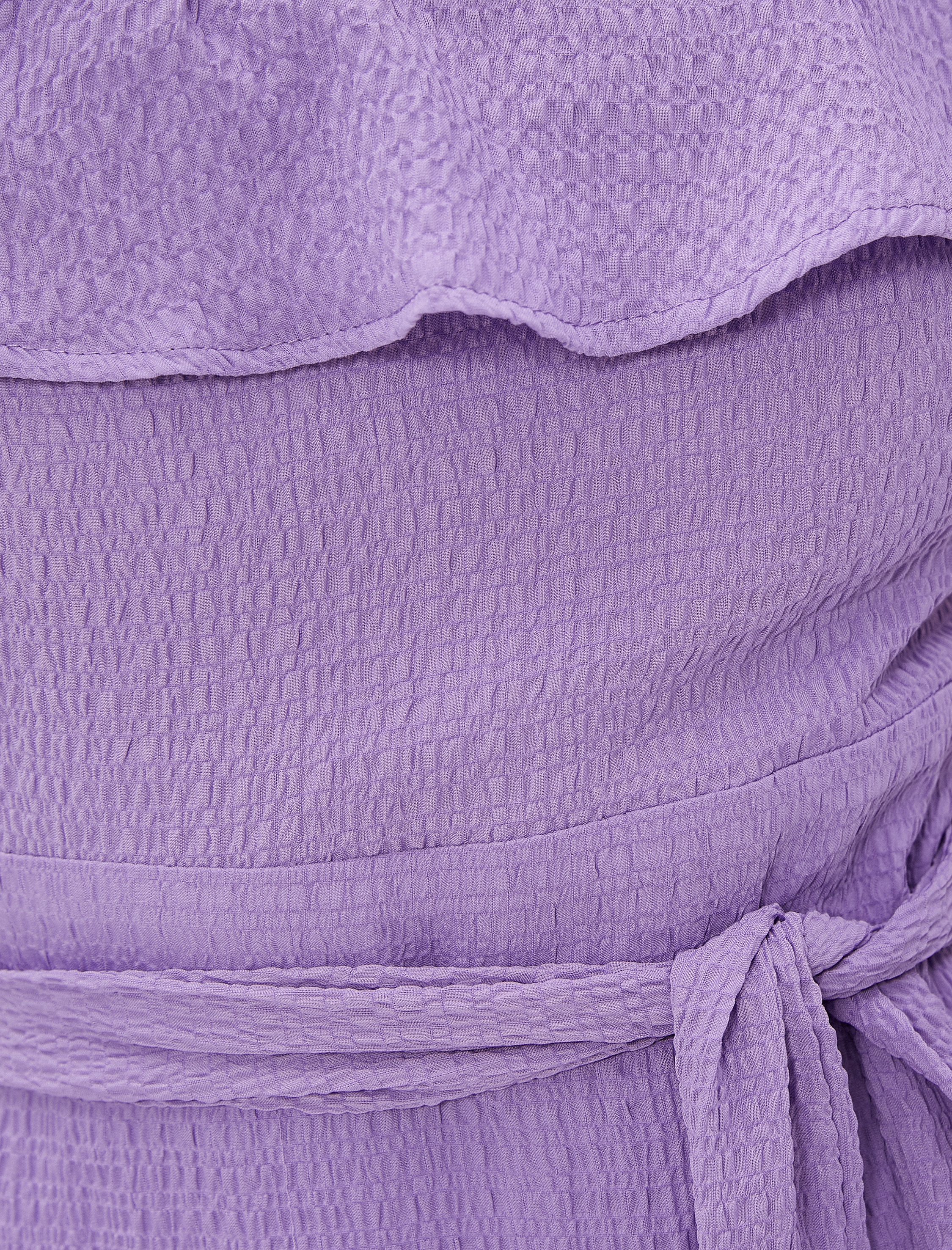   Mini Fırfırlı Kloş Elbise Gipeli