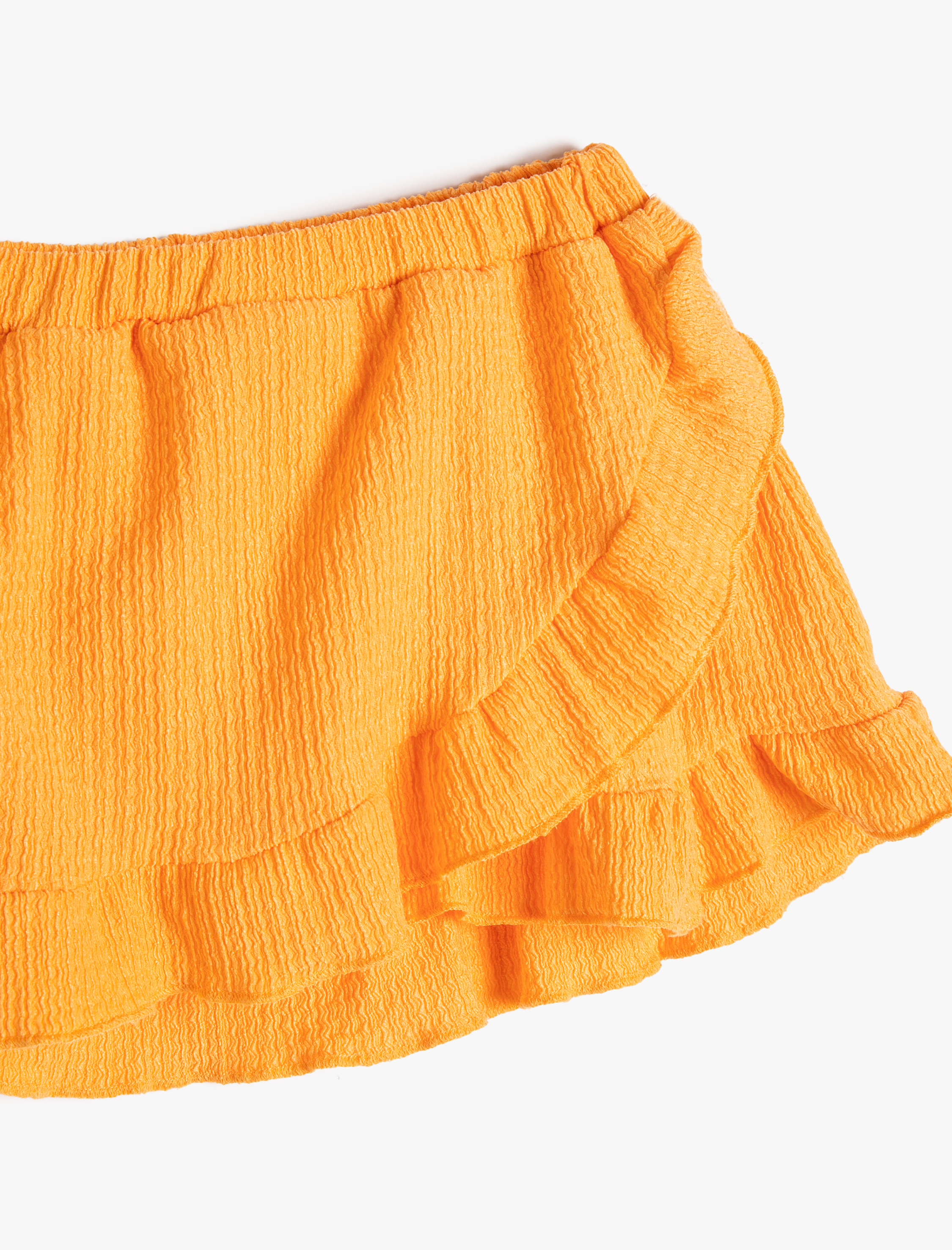  Kız Bebek Etek Fırfırlı Anvelop Beli Lastikli Dokulu